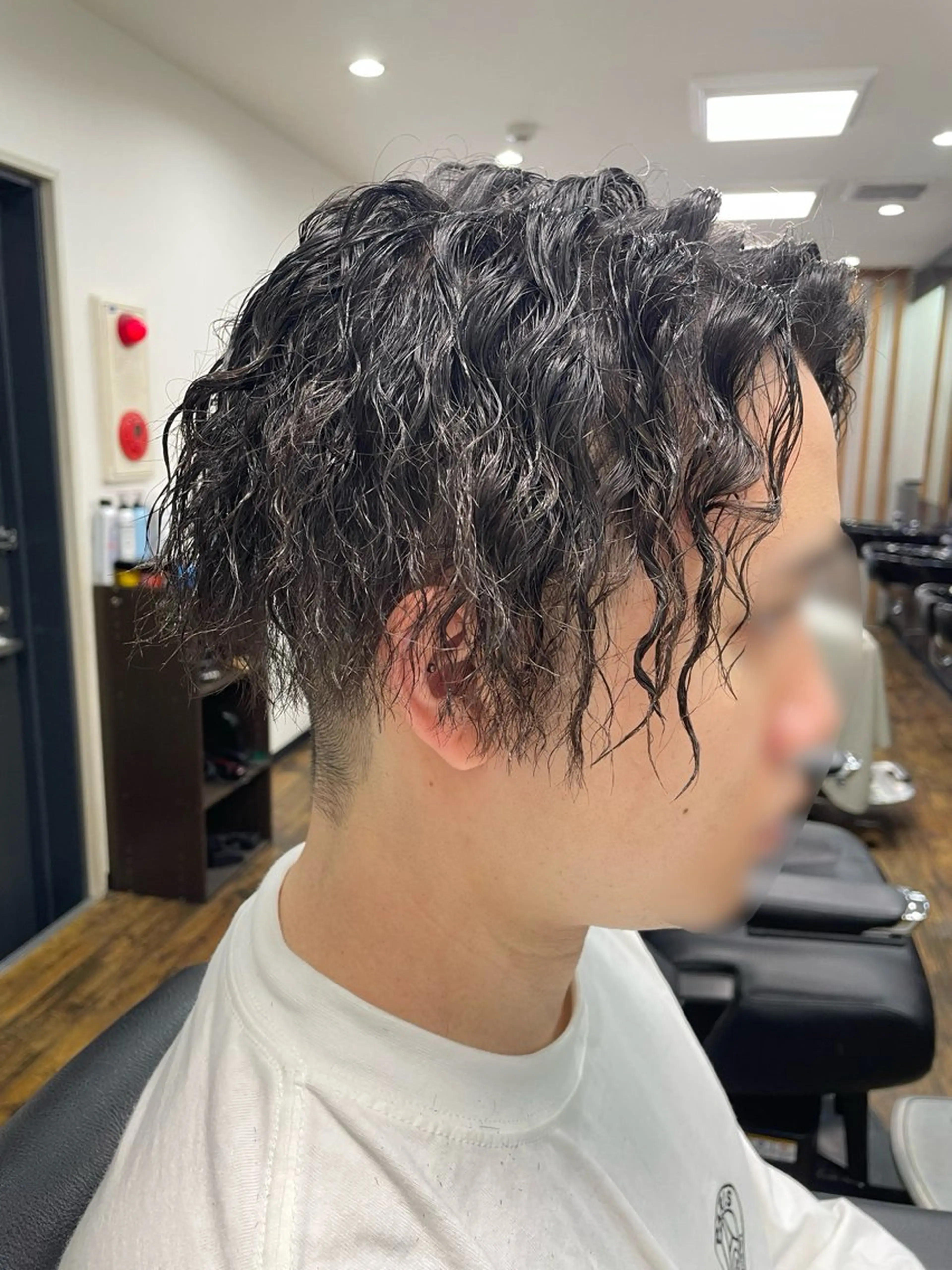 ショート パーマ メンズ メンズパーマ ツイストスパイラルパーマ 刈り上げ スパイラルパーマ Nakada Chikaのヘアスタイル