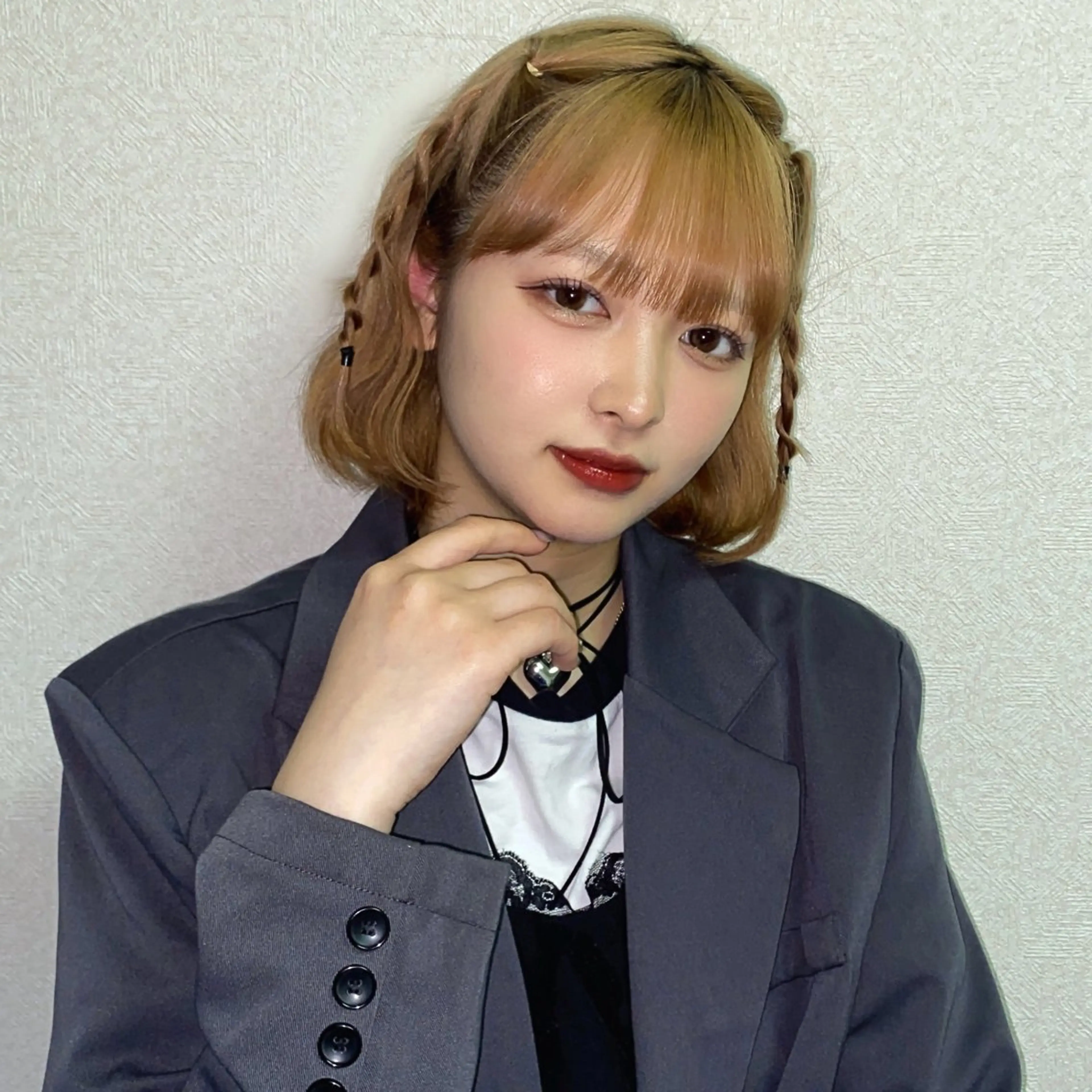 カラー ヘアアレンジ ★デザインカラー ハイトーン ももか★のヘアスタイル