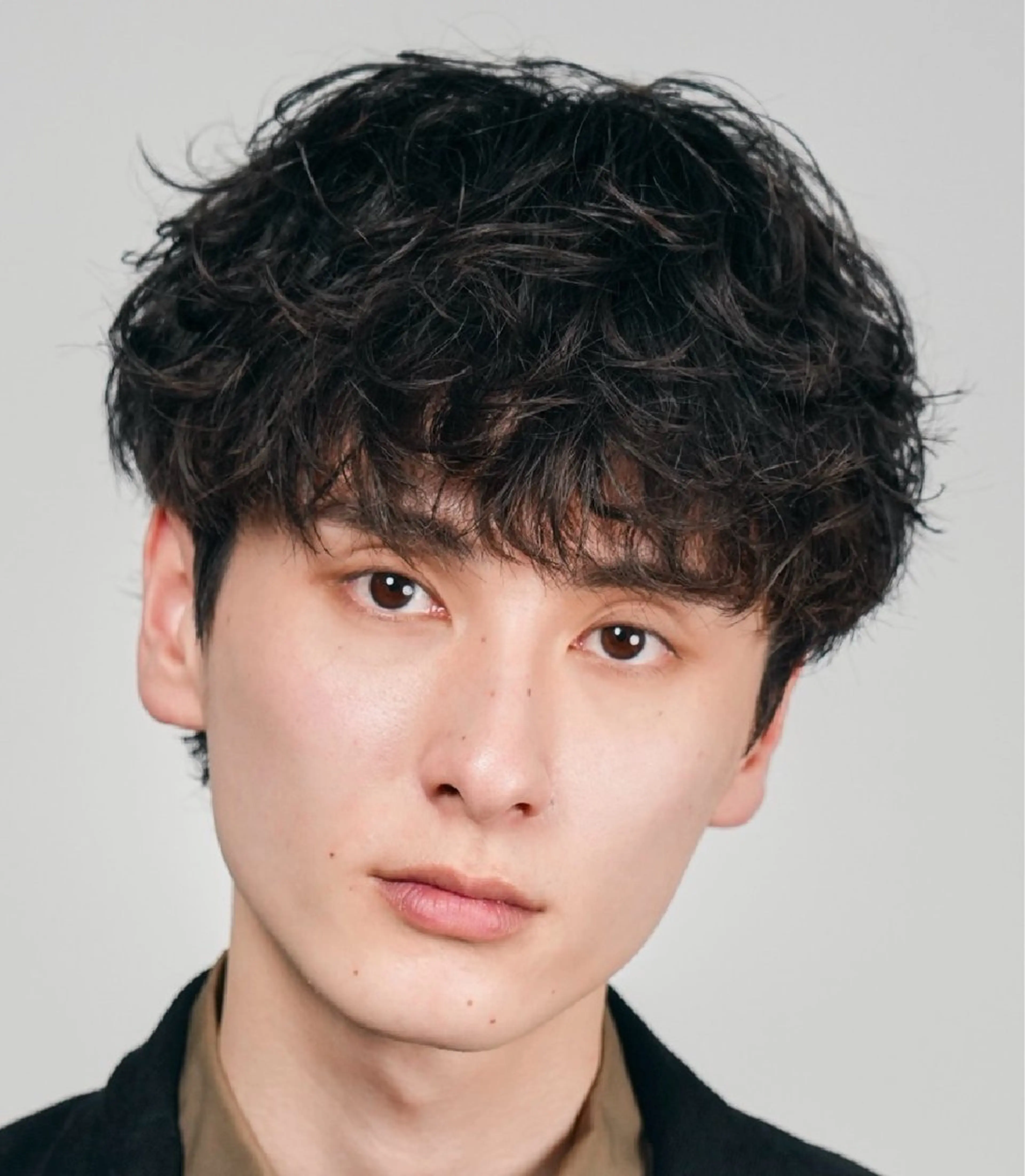 ショート パーマ メンズ センターパート マッシュ メンズパーマ プードルパーマ メンズツイストパーマ カット パーマ トリートメント 仙台フェザーパーマ/ fifth/遠藤楓雅のヘアスタイル