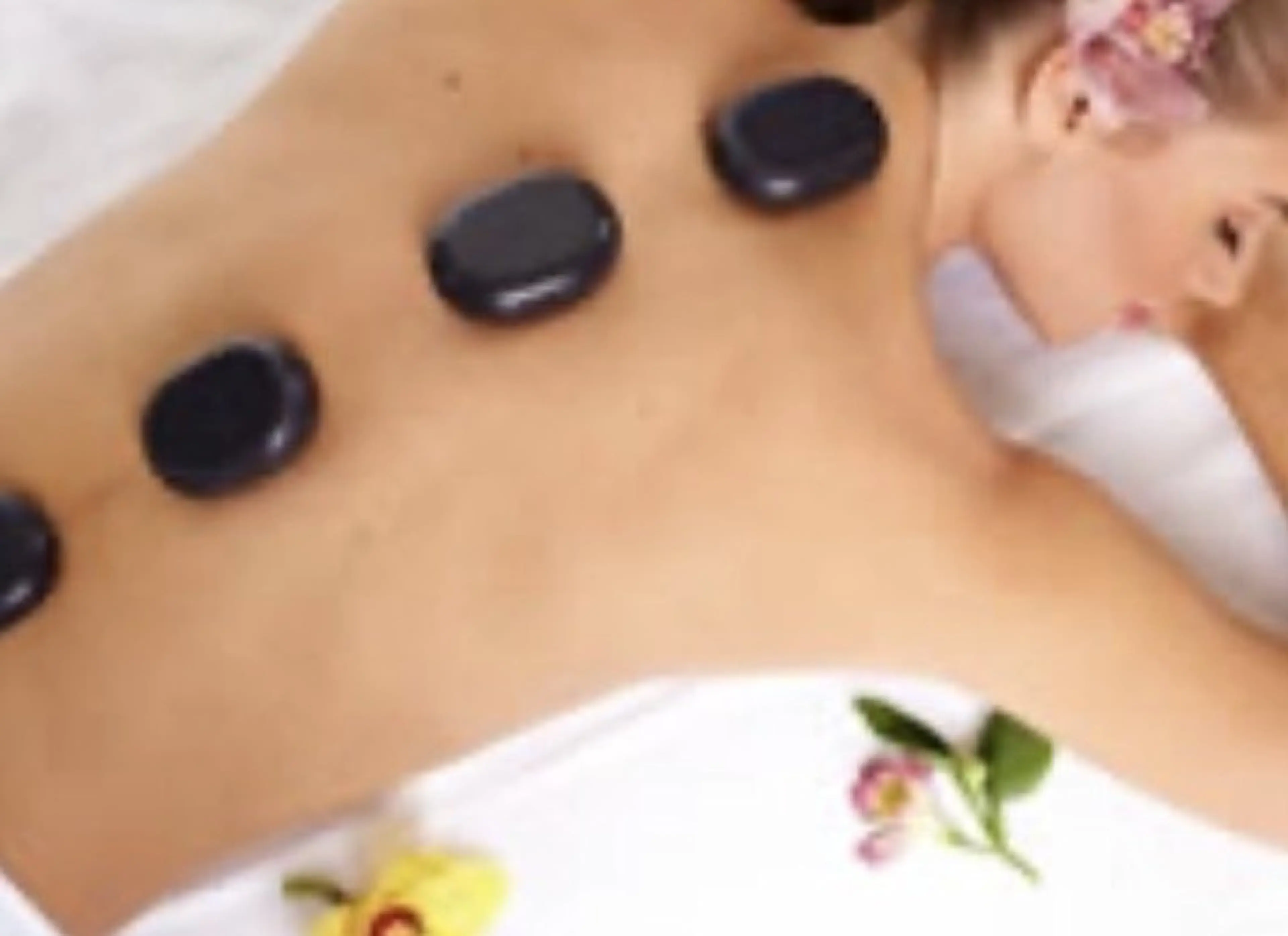 天然玄武岩ホットスストーントリートメントの写真