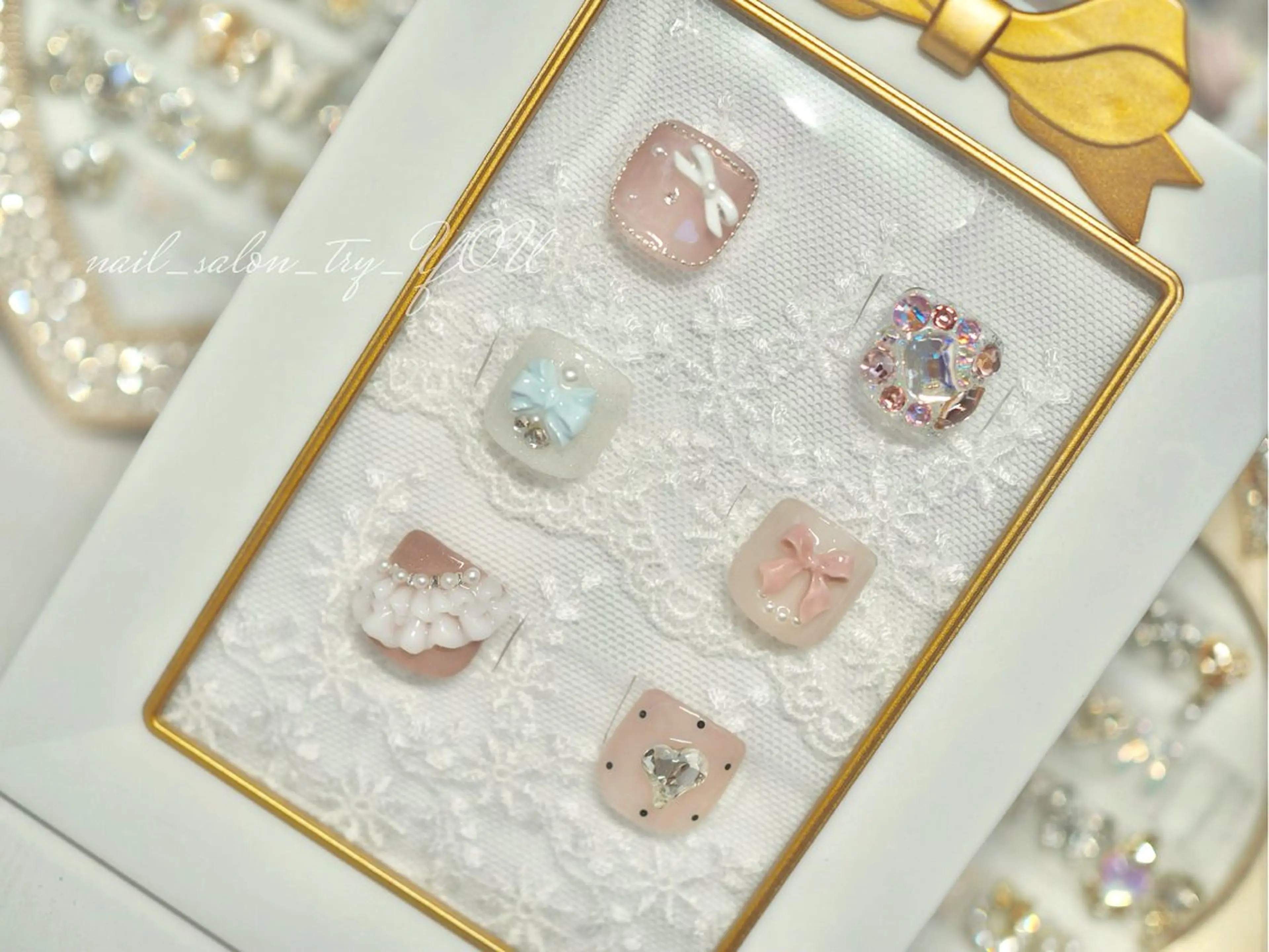 ‬ミニモ限定♡‬‬ワンホンnail♡  ̖́-‬‬定額フットデザインの写真