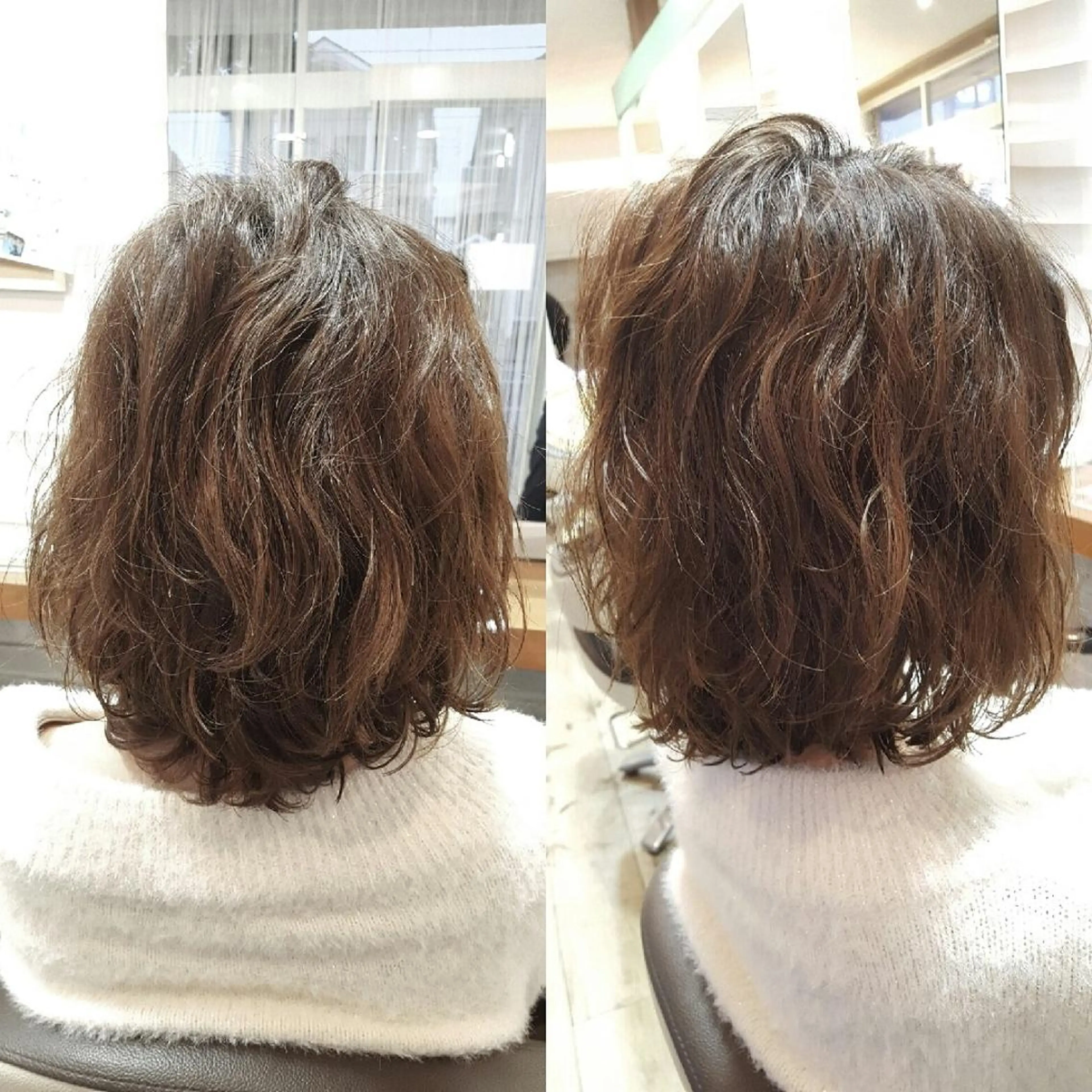 パーマ 若泉 真梨のヘアスタイル