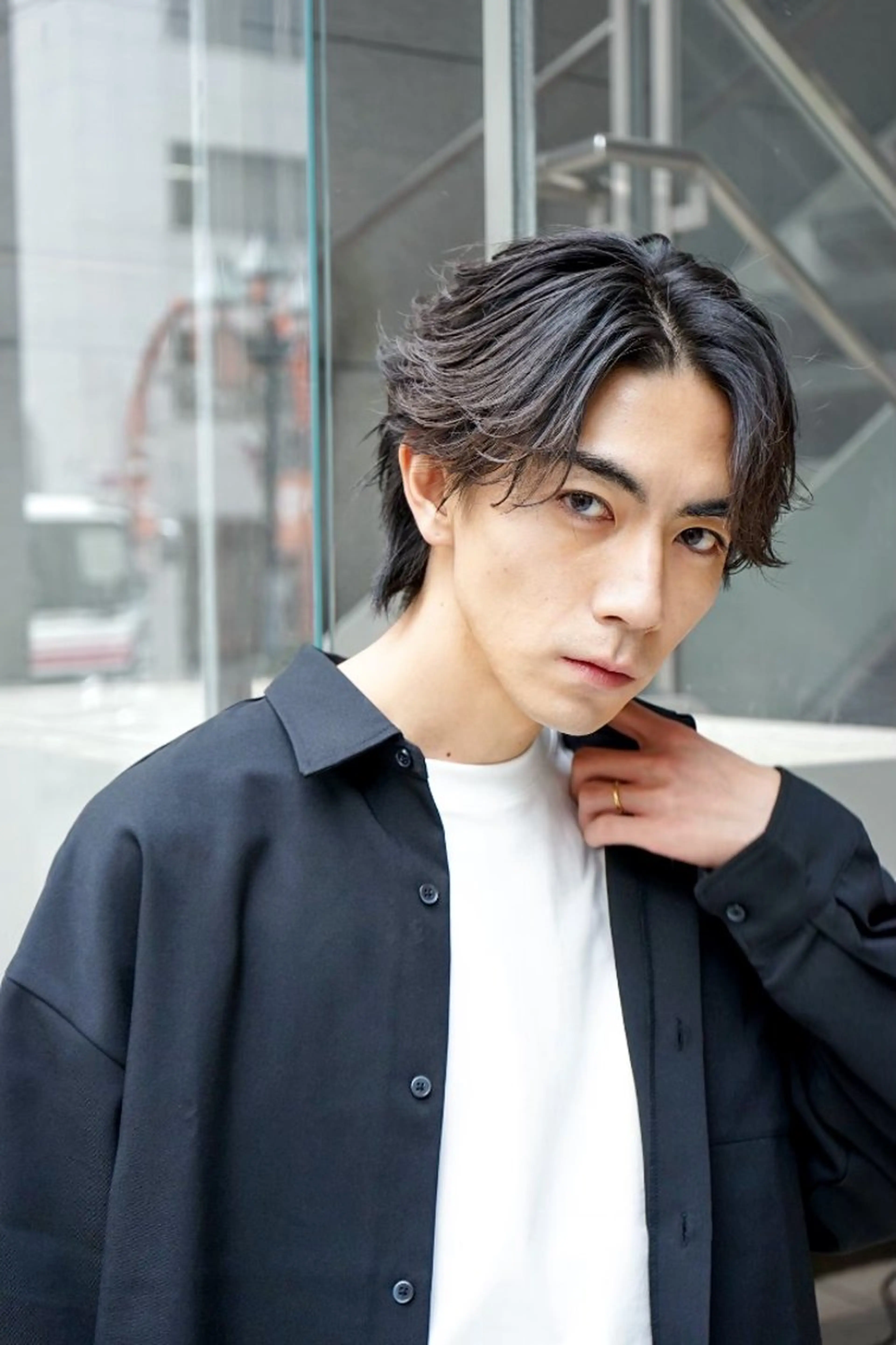 メンズ メンズカット/ ミディアム/ioriのヘアスタイル