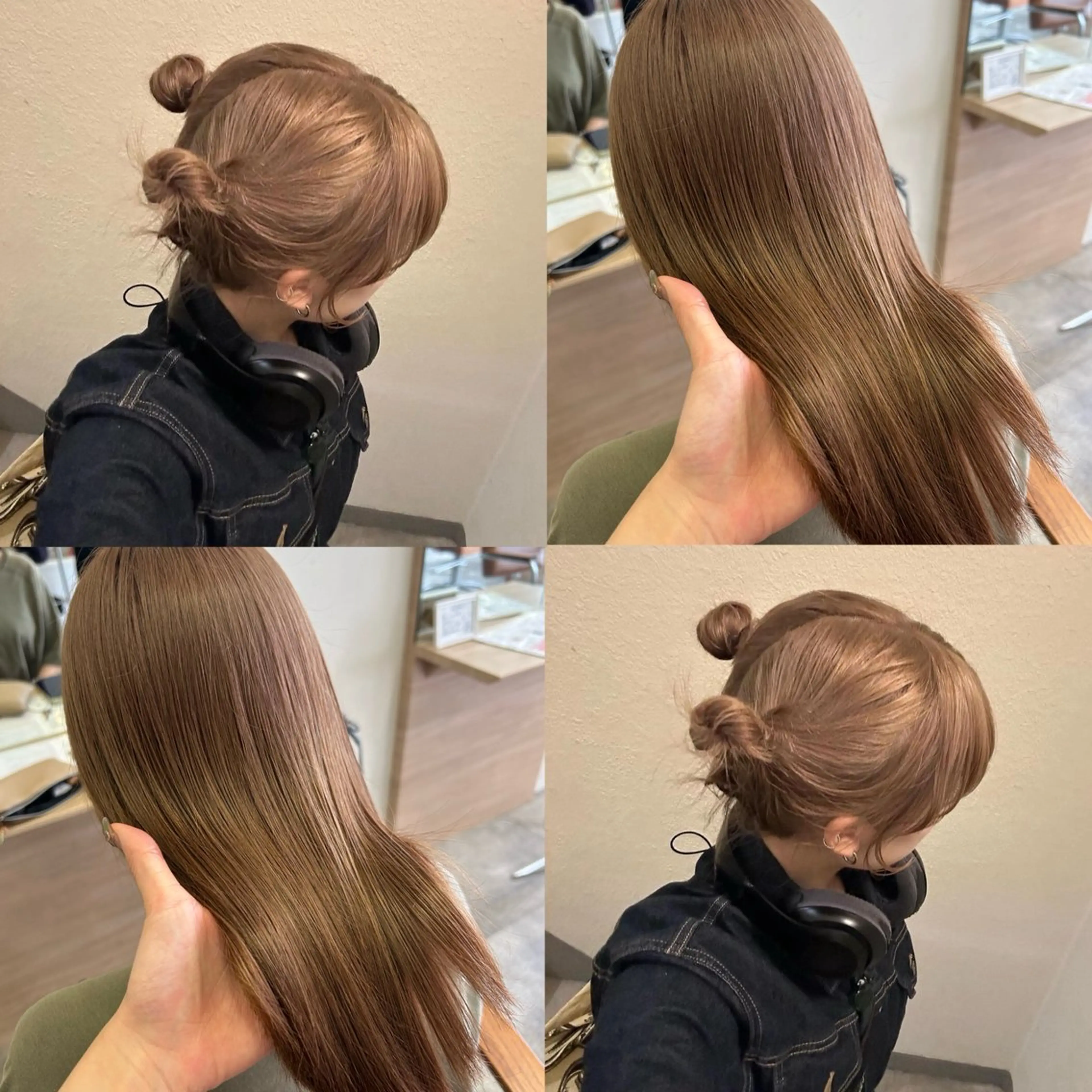 🎀ミニモ限定🎀【🩰カット+ダブルカラー🩰】(ブリーチあり)(ブリーチ1回追加で+5500円)の写真