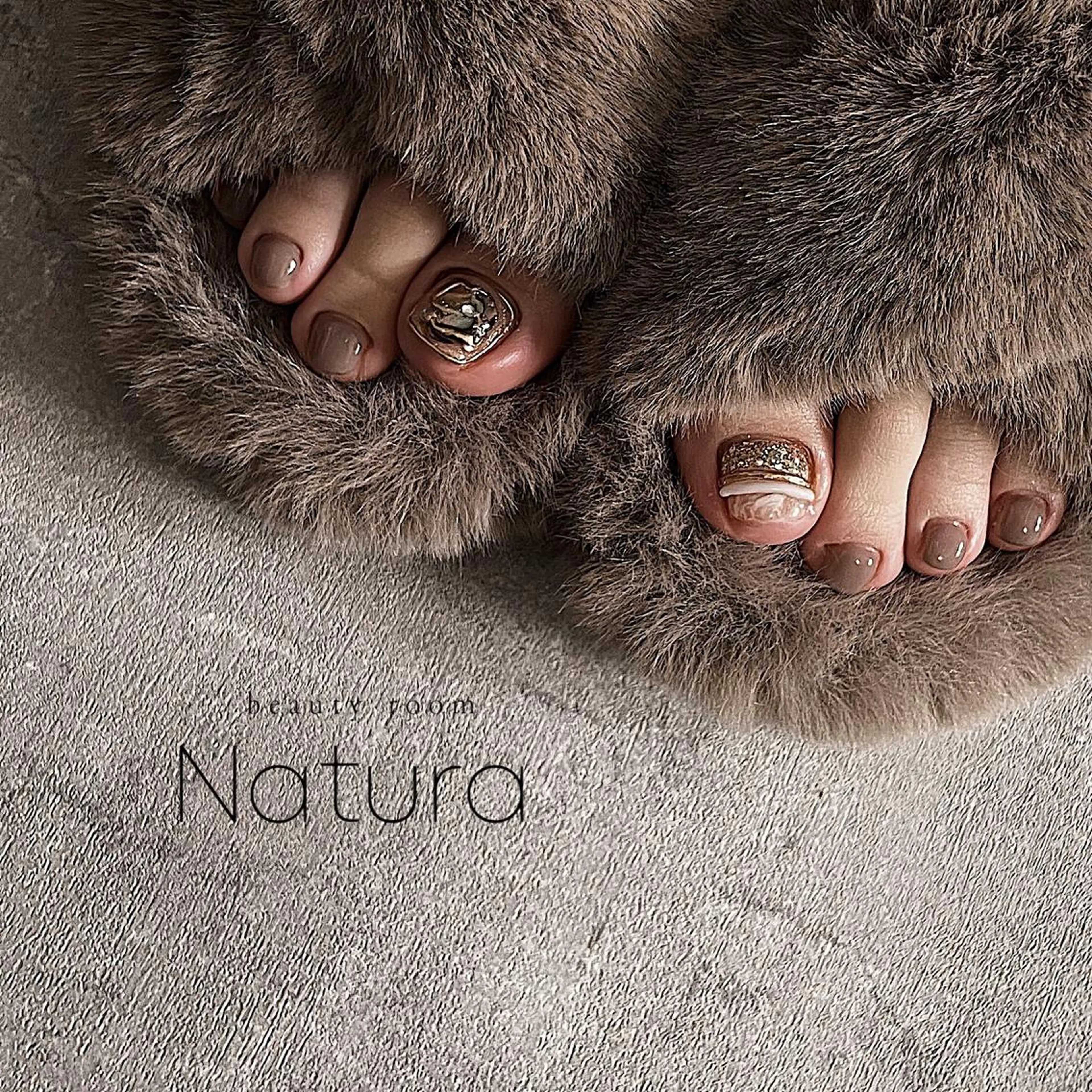 ネイル マツエク・マツパ アイブロウ フットネイル beautyroom Naturaのネイルデザイン