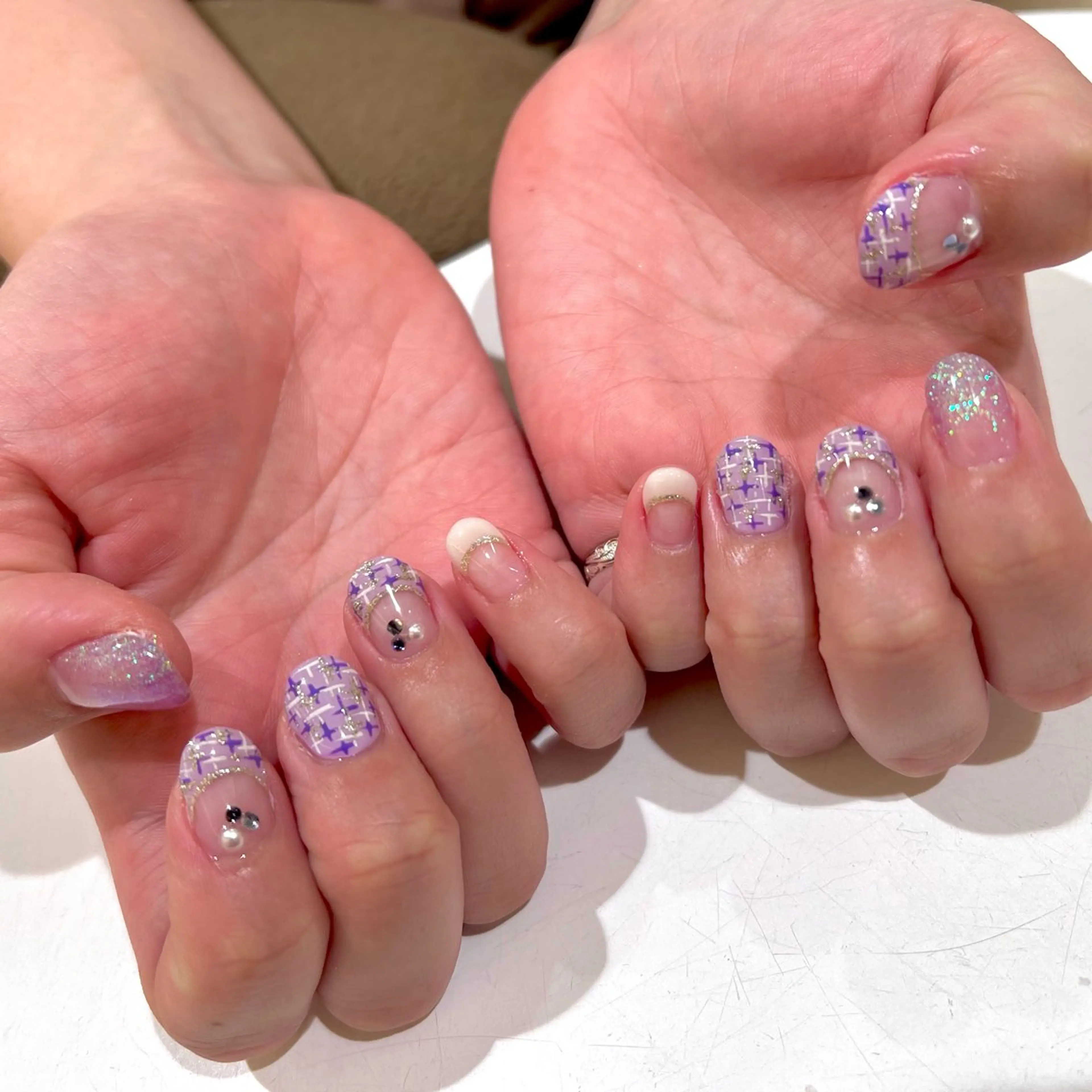 ネイル 持ち込み ハンドネイル 田中 夏海のネイルデザイン