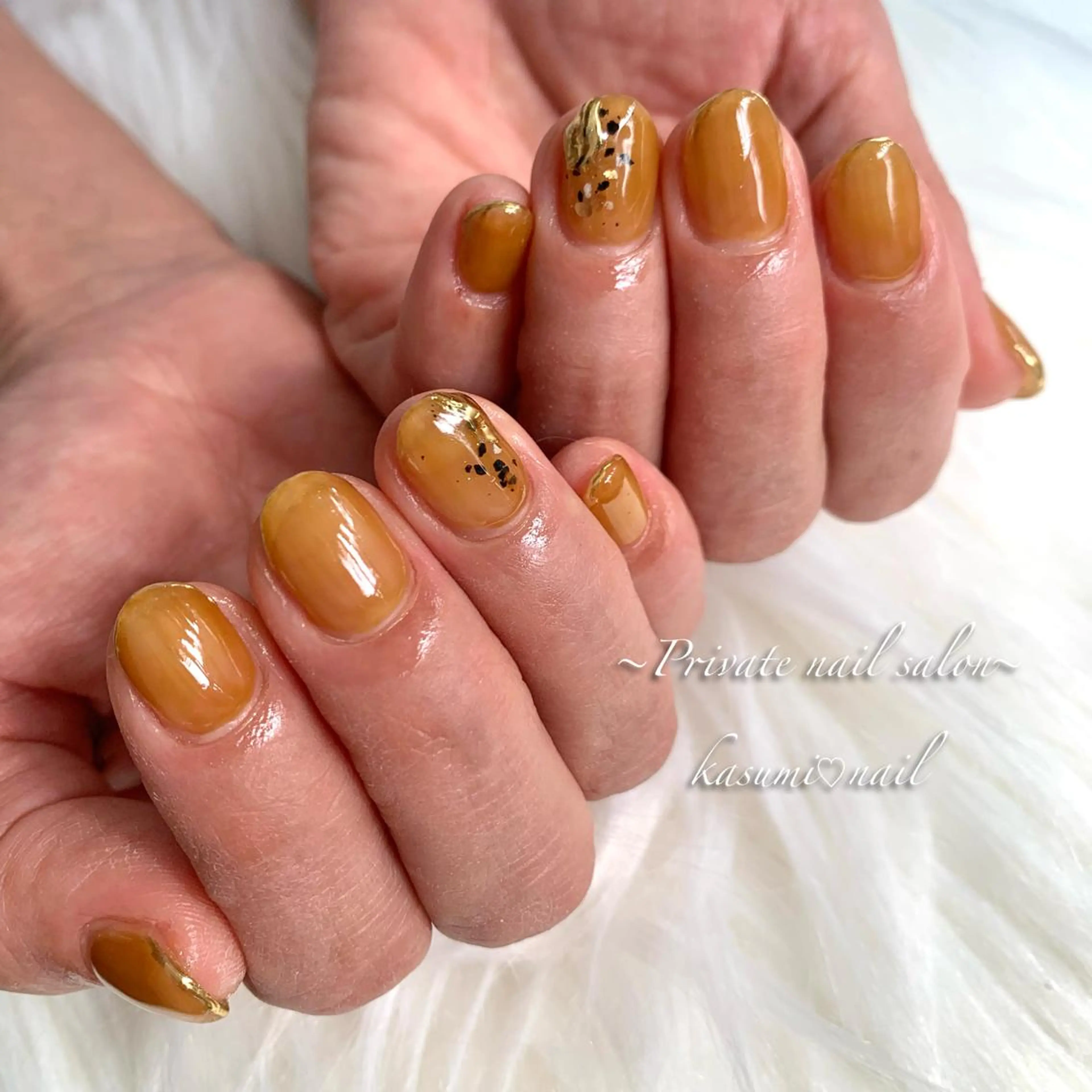 ネイル アートネイル ラメ(グリッター) マグネットネイル ミラーネイル 持ち込み KASUMI♡ Nailのネイルデザイン