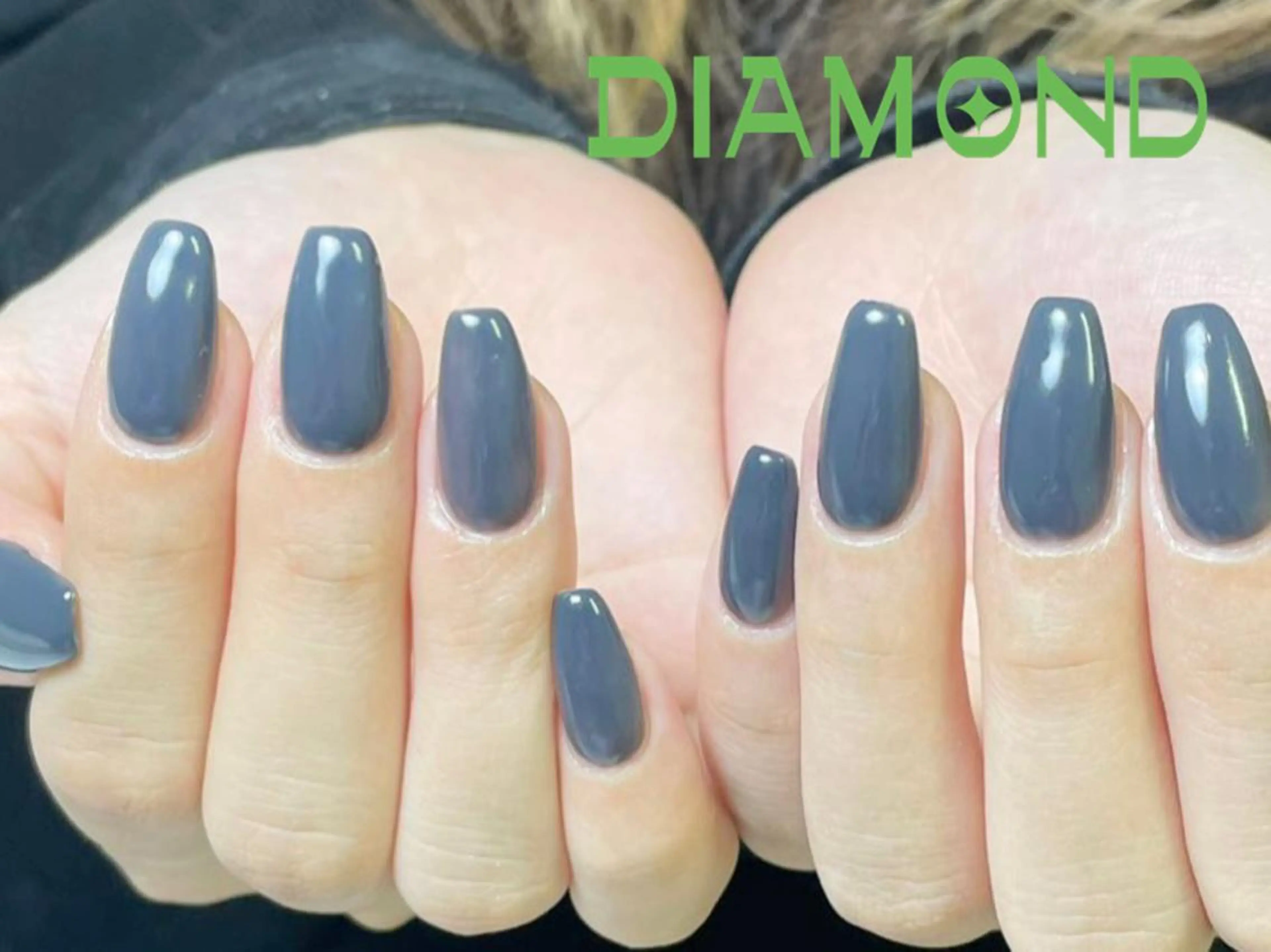 ネイル ワンカラーネイル Diamond 🚢のネイルデザイン