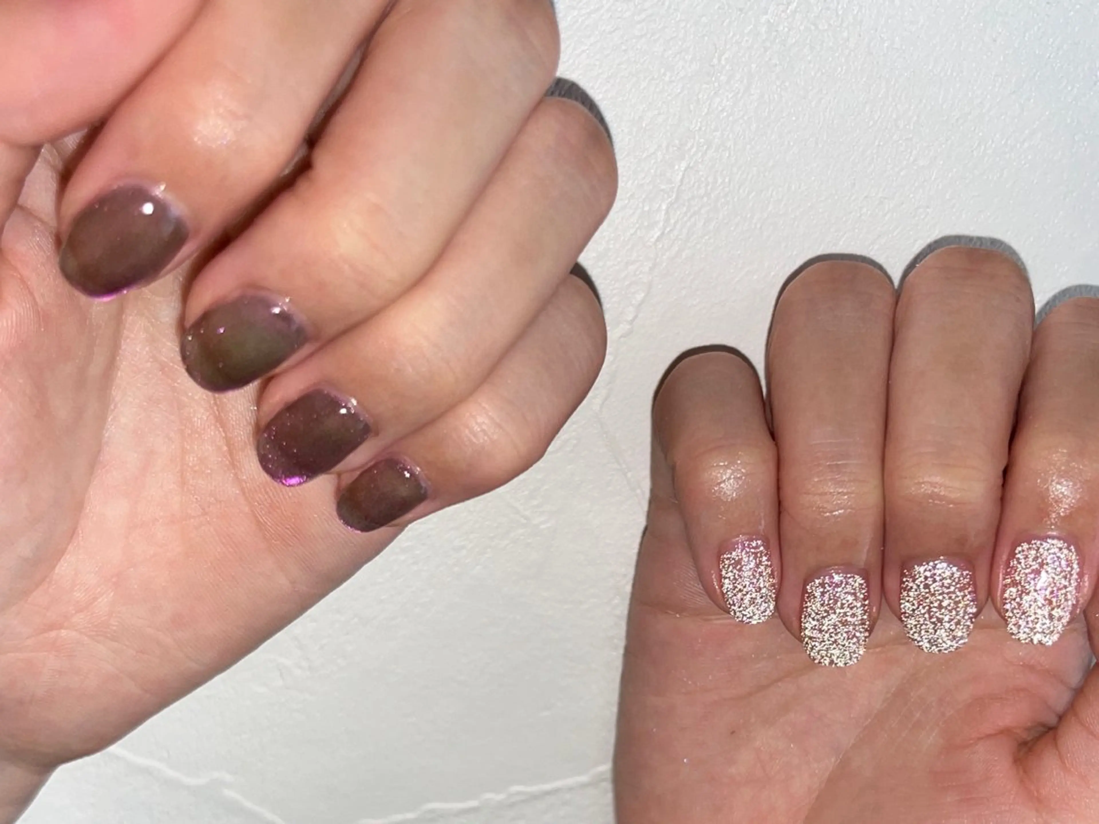 ネイル フラッシュネイル ジェルネイル マグネットネイル tamu nail 　金町のネイルデザイン