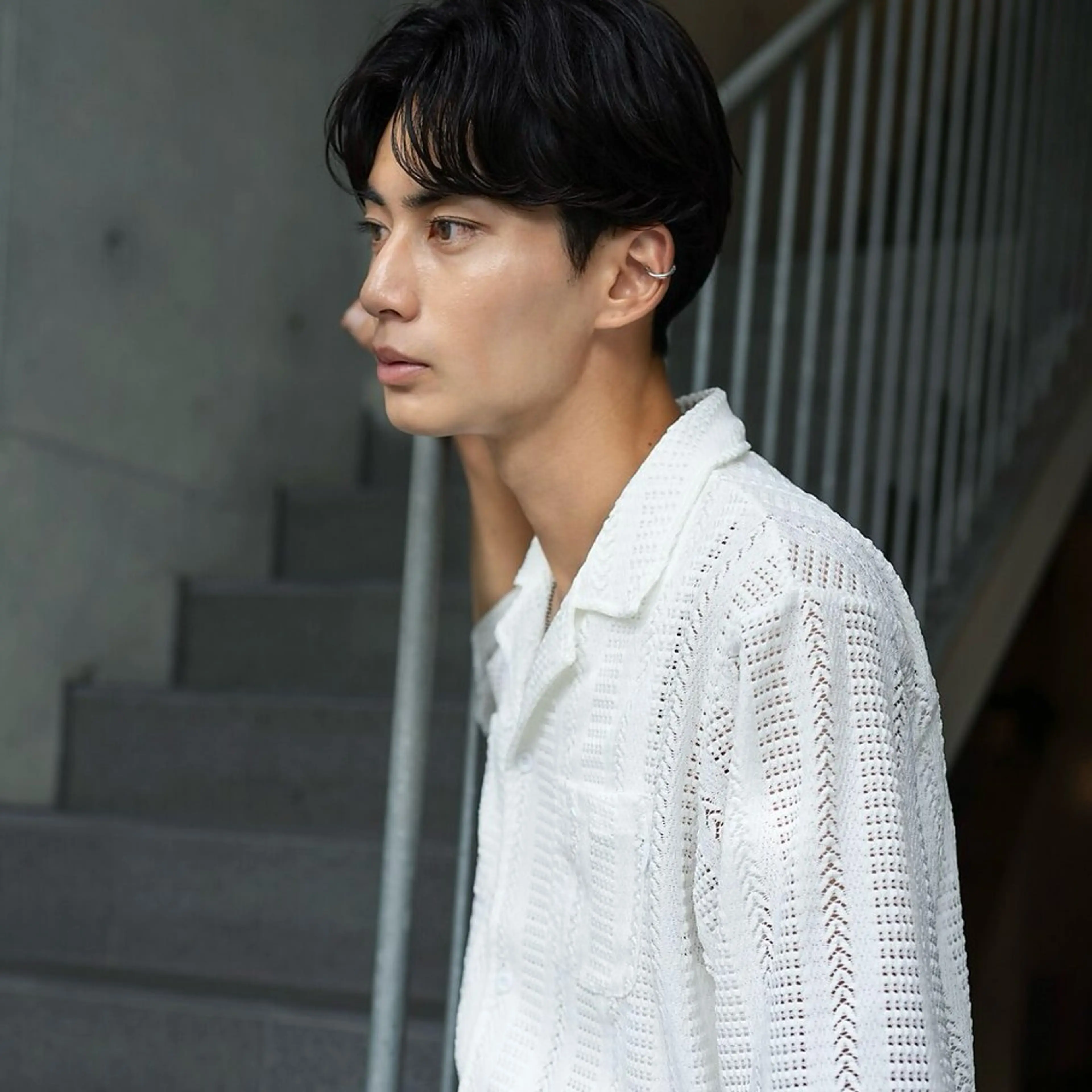 ショート カット 舟橋耀/ブリーチカラ ー/レイヤーカットのヘアスタイル