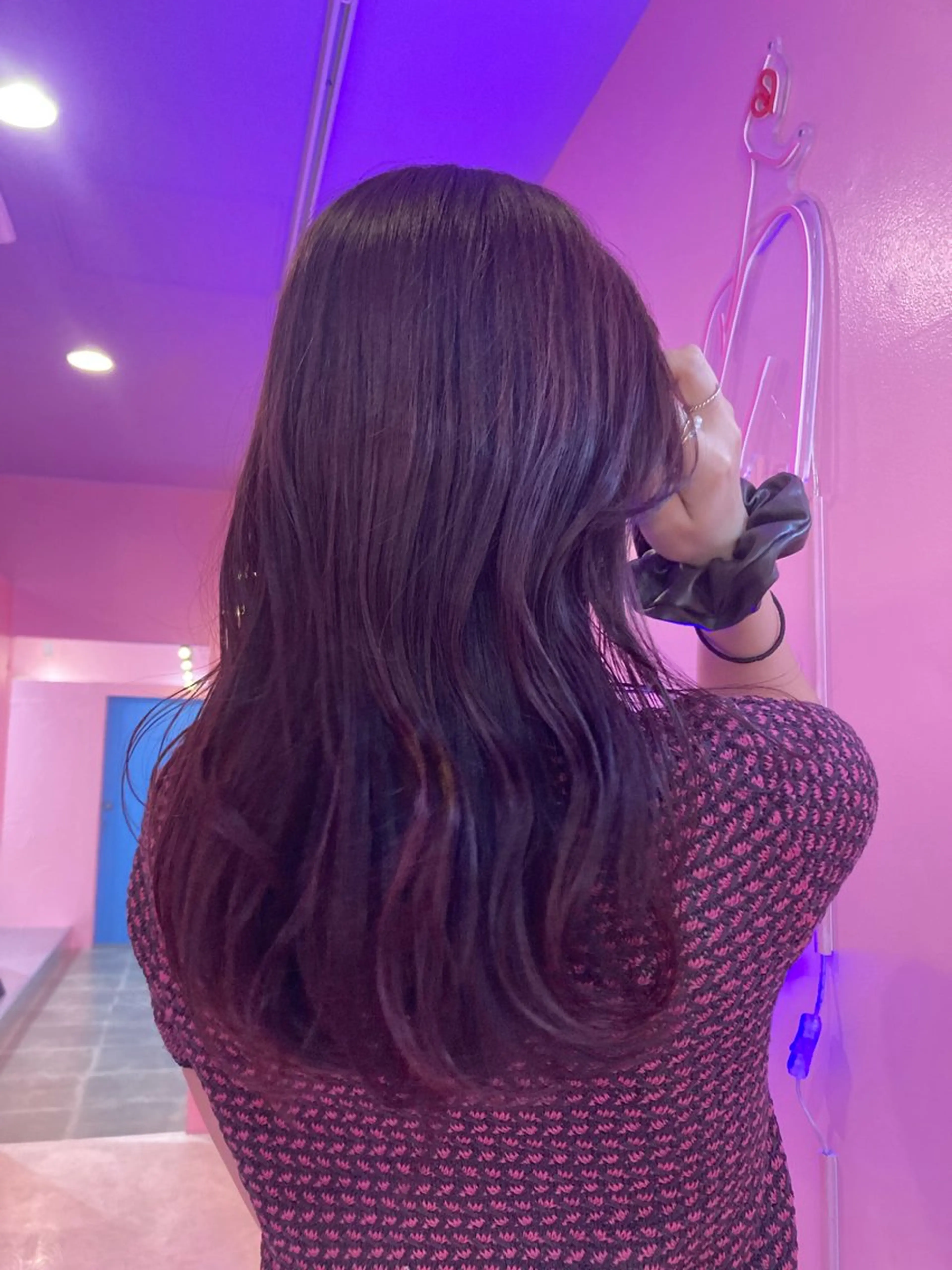 カラー レッドカラー 宮本 楓のヘアスタイル