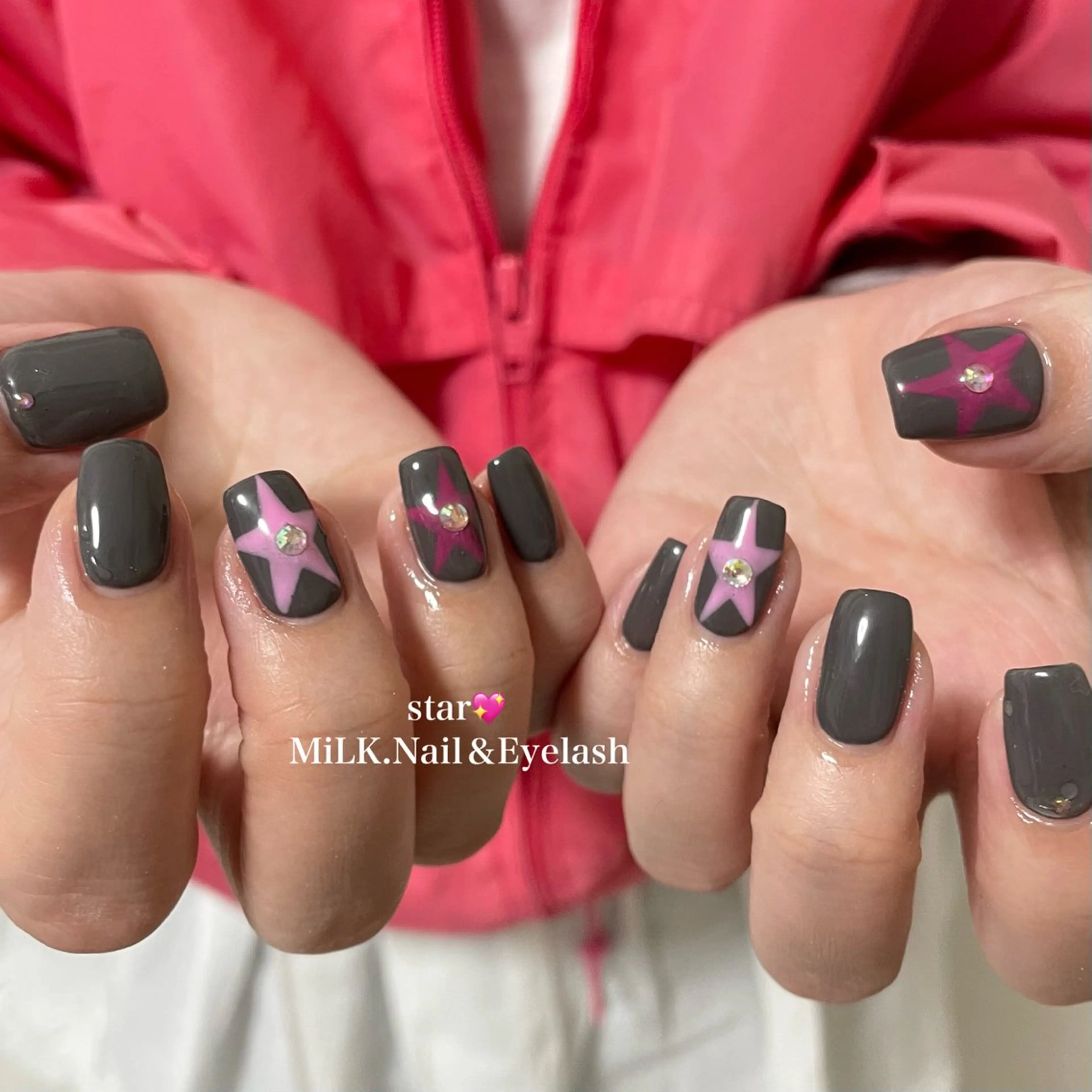 ネイル シンプルネイル ハンドネイル MiLK.   Nail&Eyelash所属・MiLK. wakaのマツエク・マツパデザイン