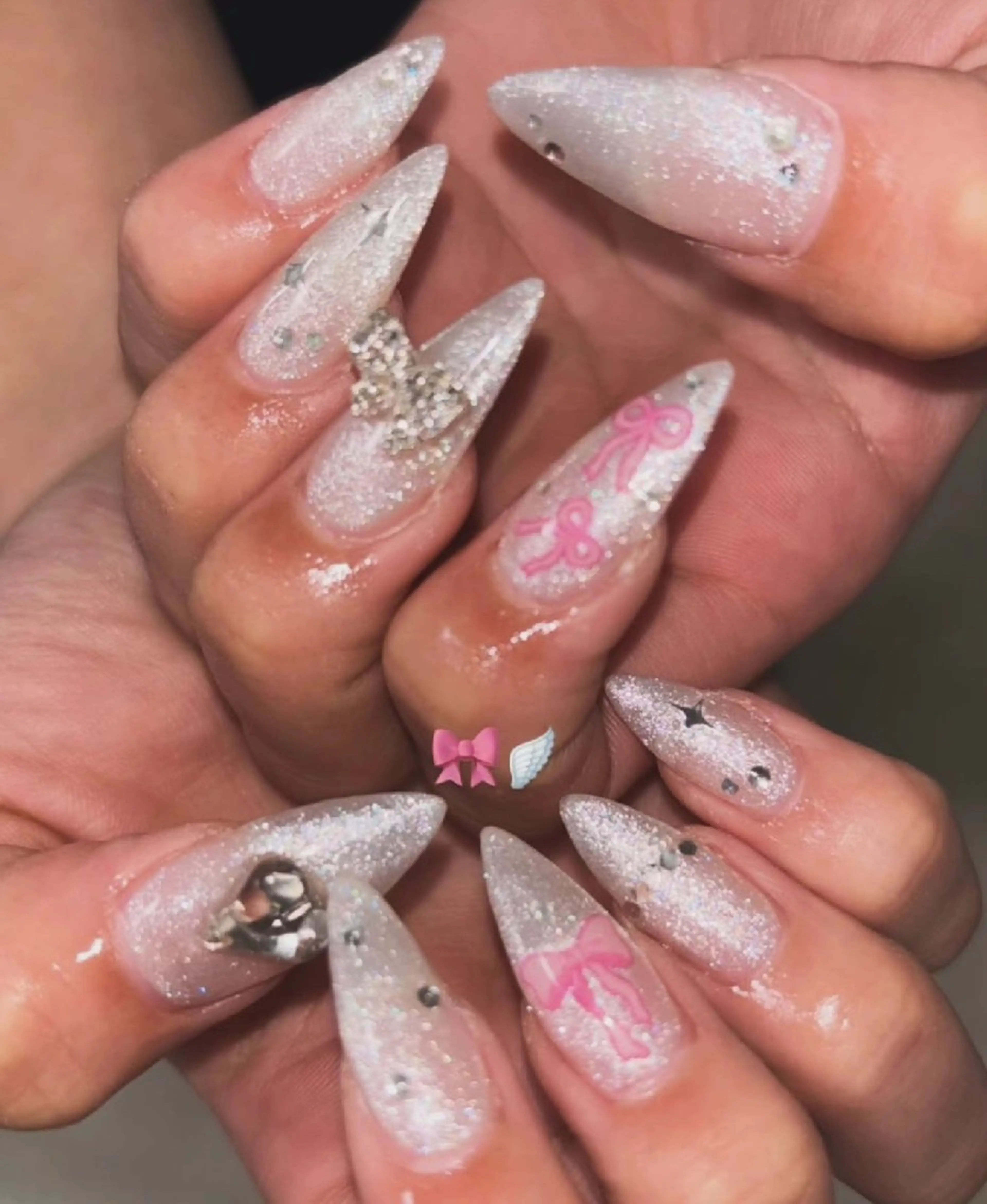 ネイル ロングネイル スカルプネイル 8appy ARTstudioのネイルデザイン