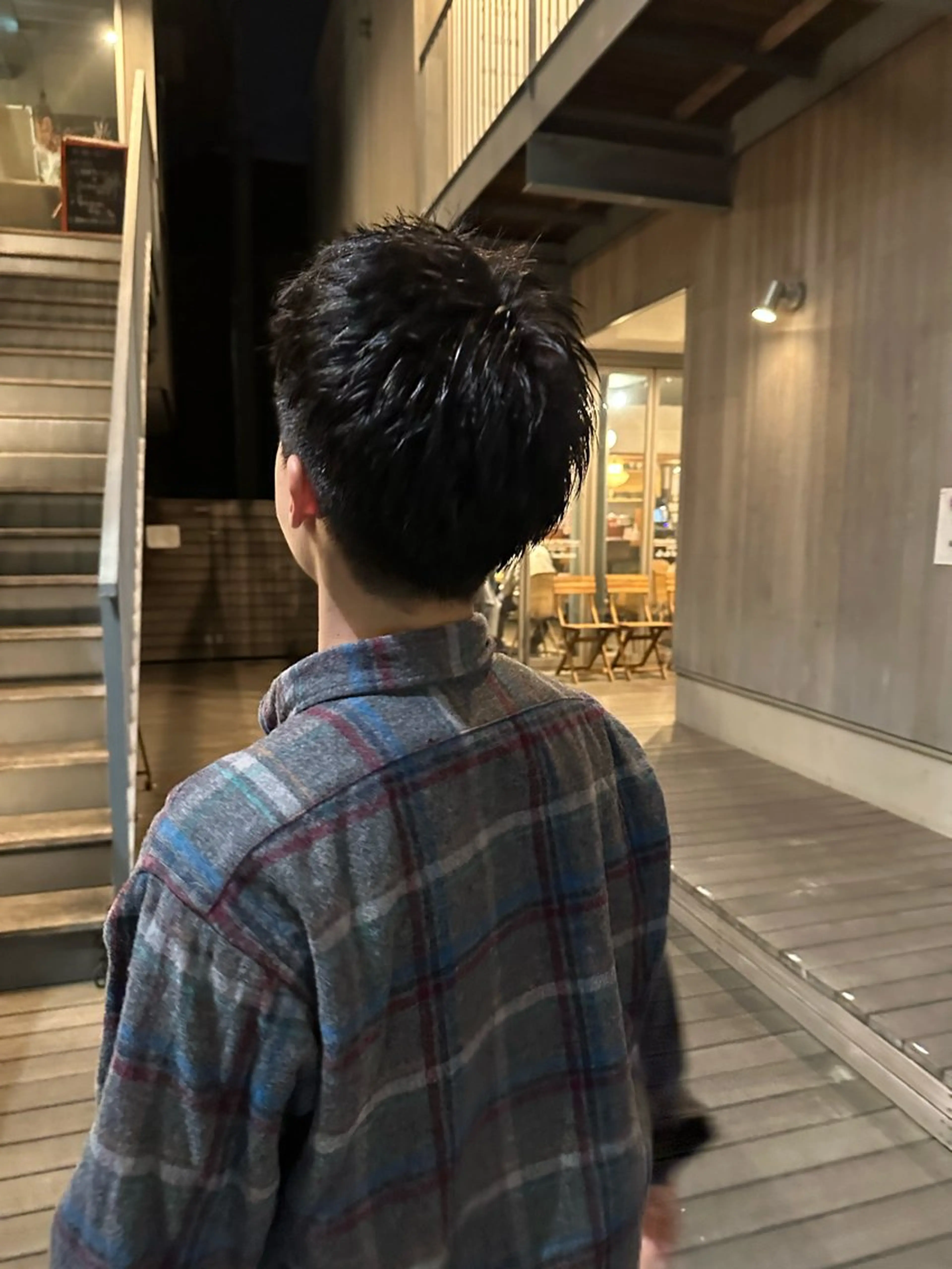 ショート メンズ 似合わせレイヤー 海外風レイヤーmioのヘアスタイル