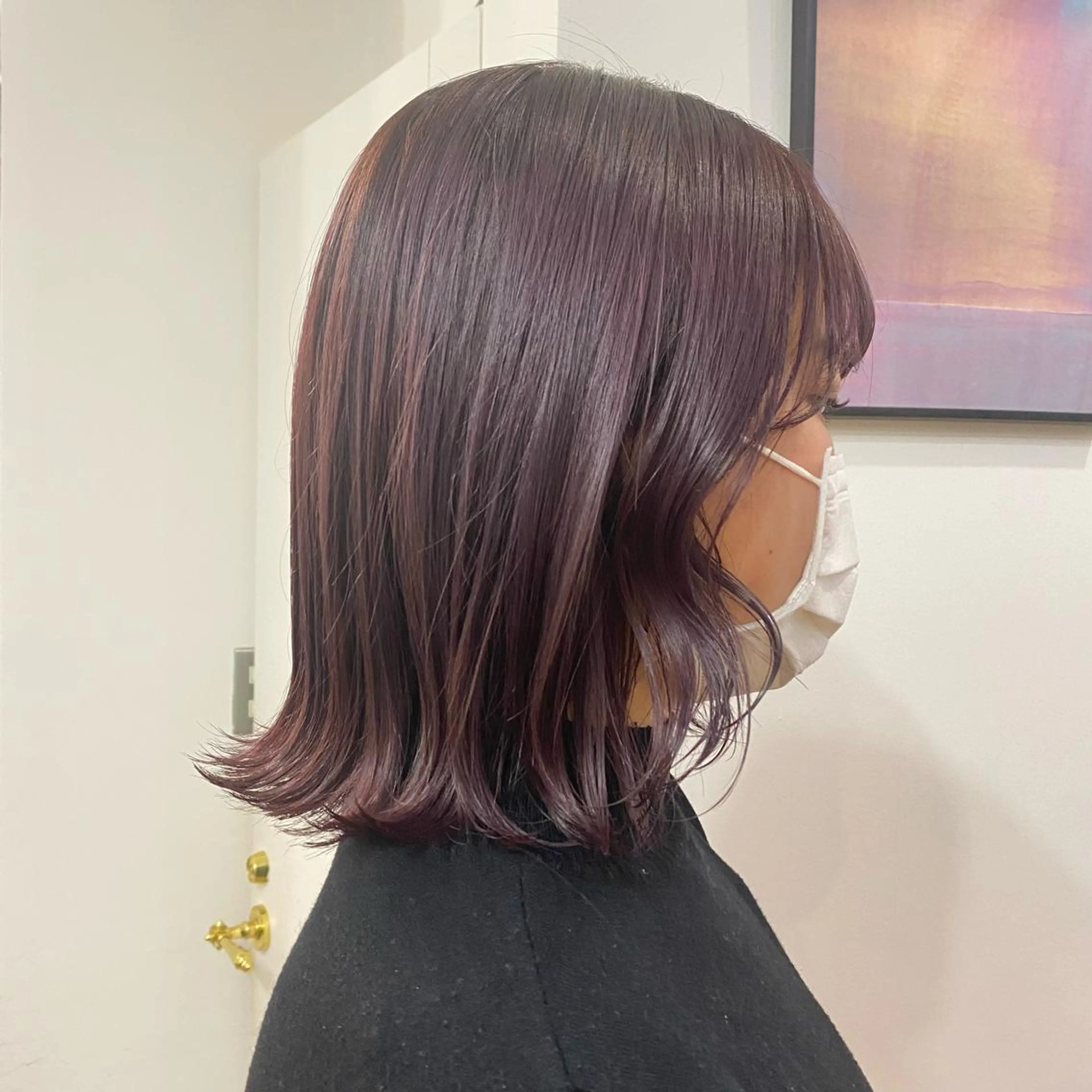 ミディアム カラー 🪭risa 暖色/レイヤー🪭のヘアスタイル