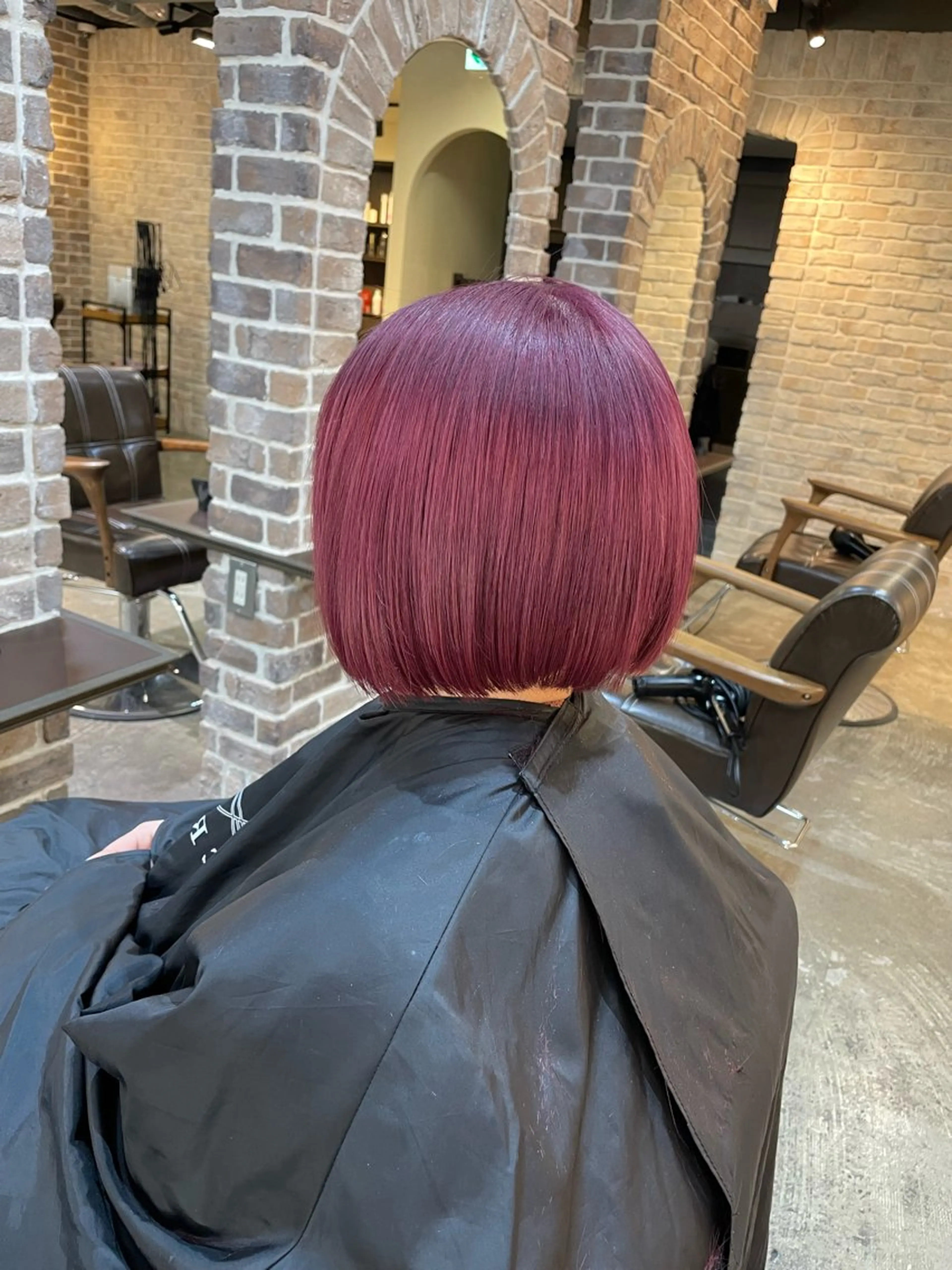 ミディアム カラー ブリーチ ピンクカラー カット ヘアカラー トリートメント ACROあべの店所属・艶カラー/インナー /グラデ/大西小百合のヘアスタイル