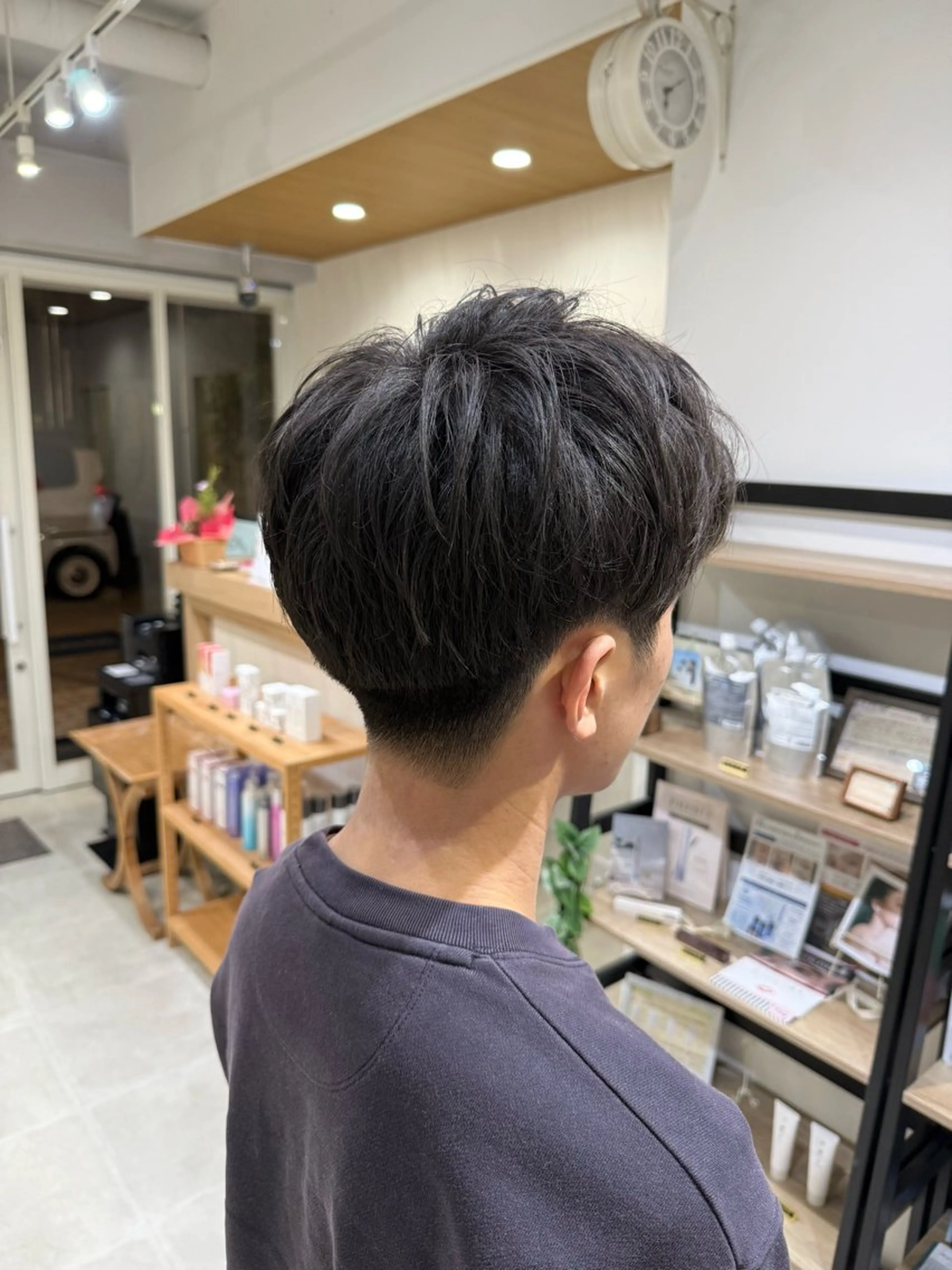 メンズ 島 歩那のヘアスタイル