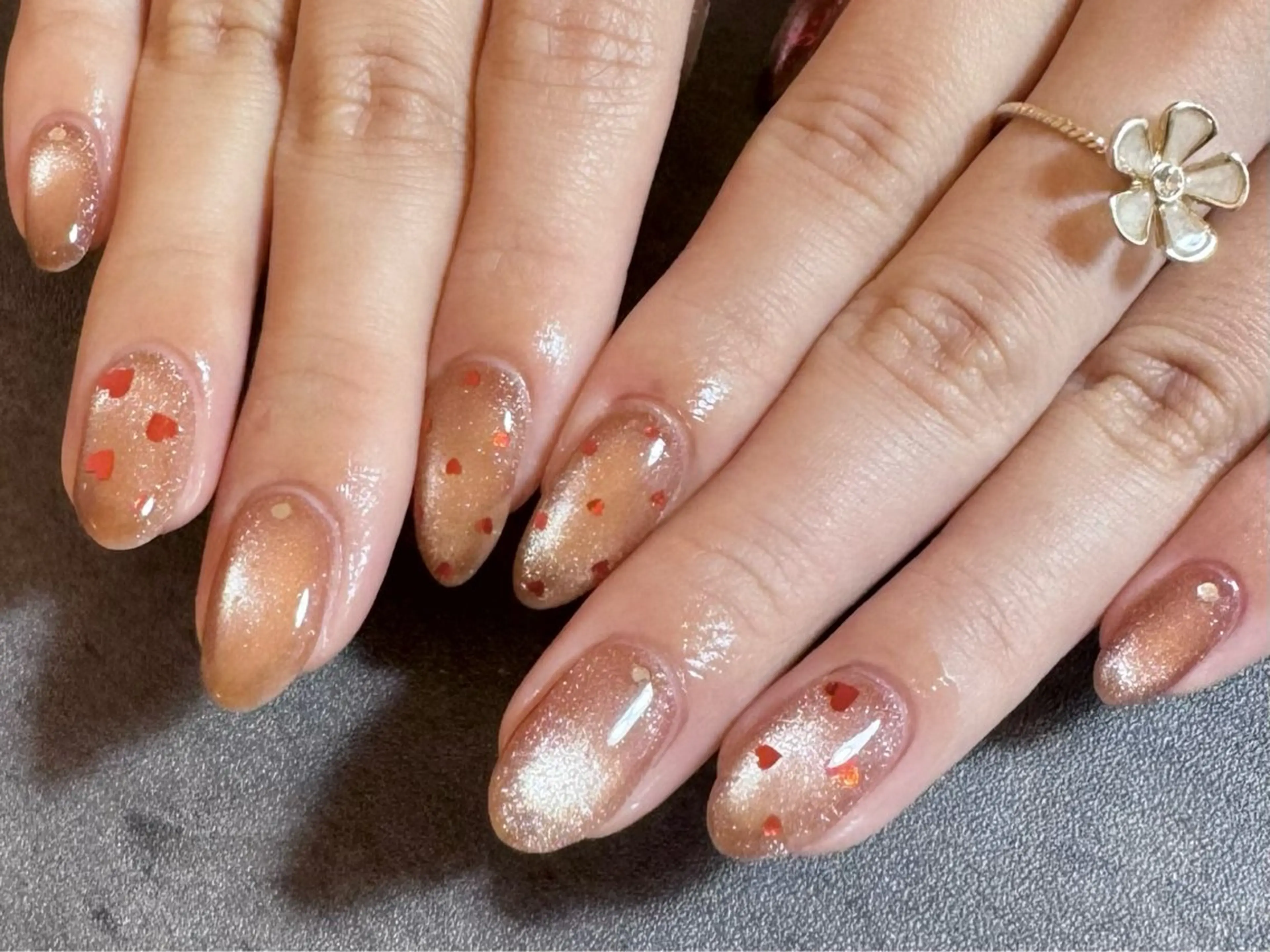 4月新メニュー♥️ハンドマグネット／ミラー♥️パラジェル変更可能の写真