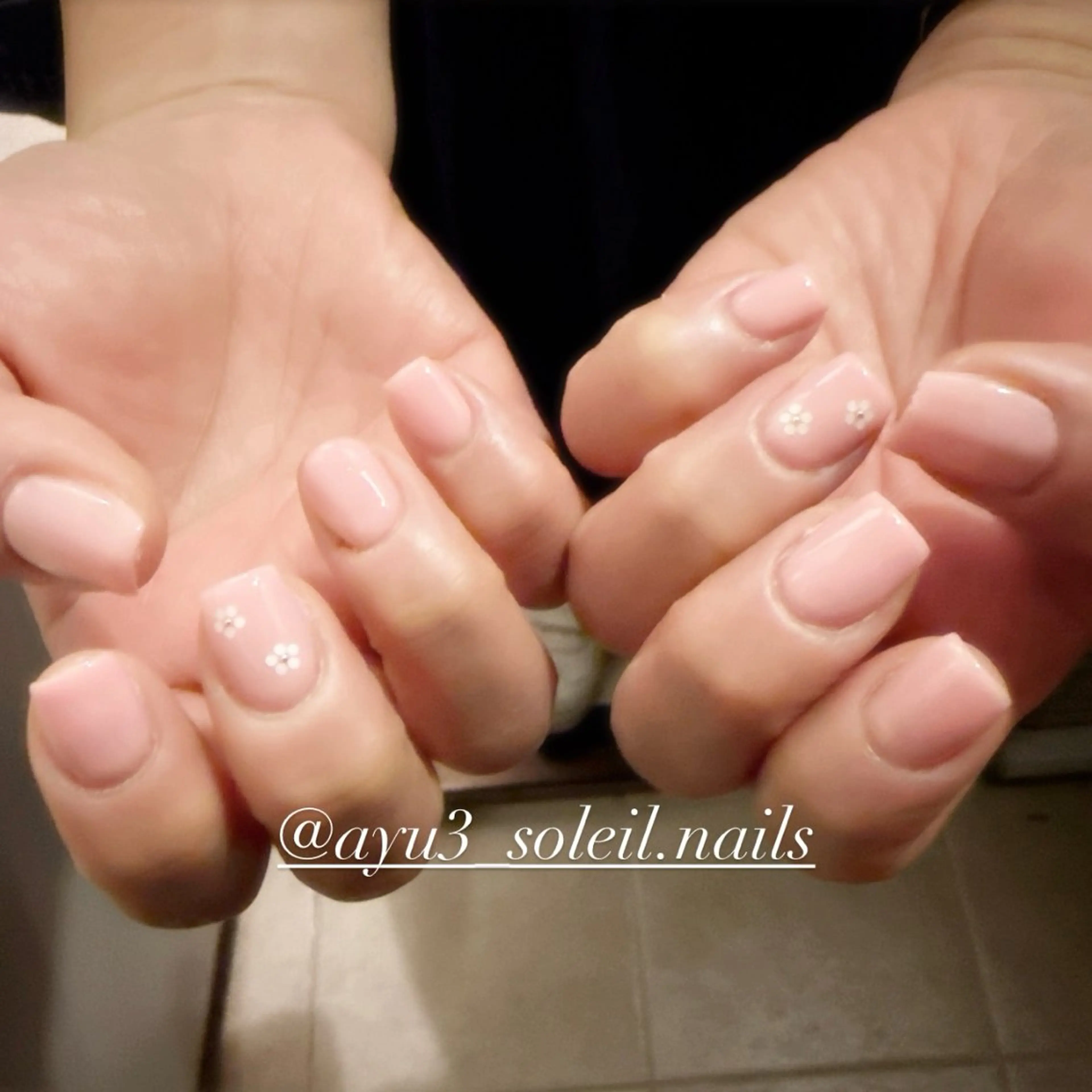 ネイル 春ネイル ハンドネイル 大橋 歩美のネイルデザイン