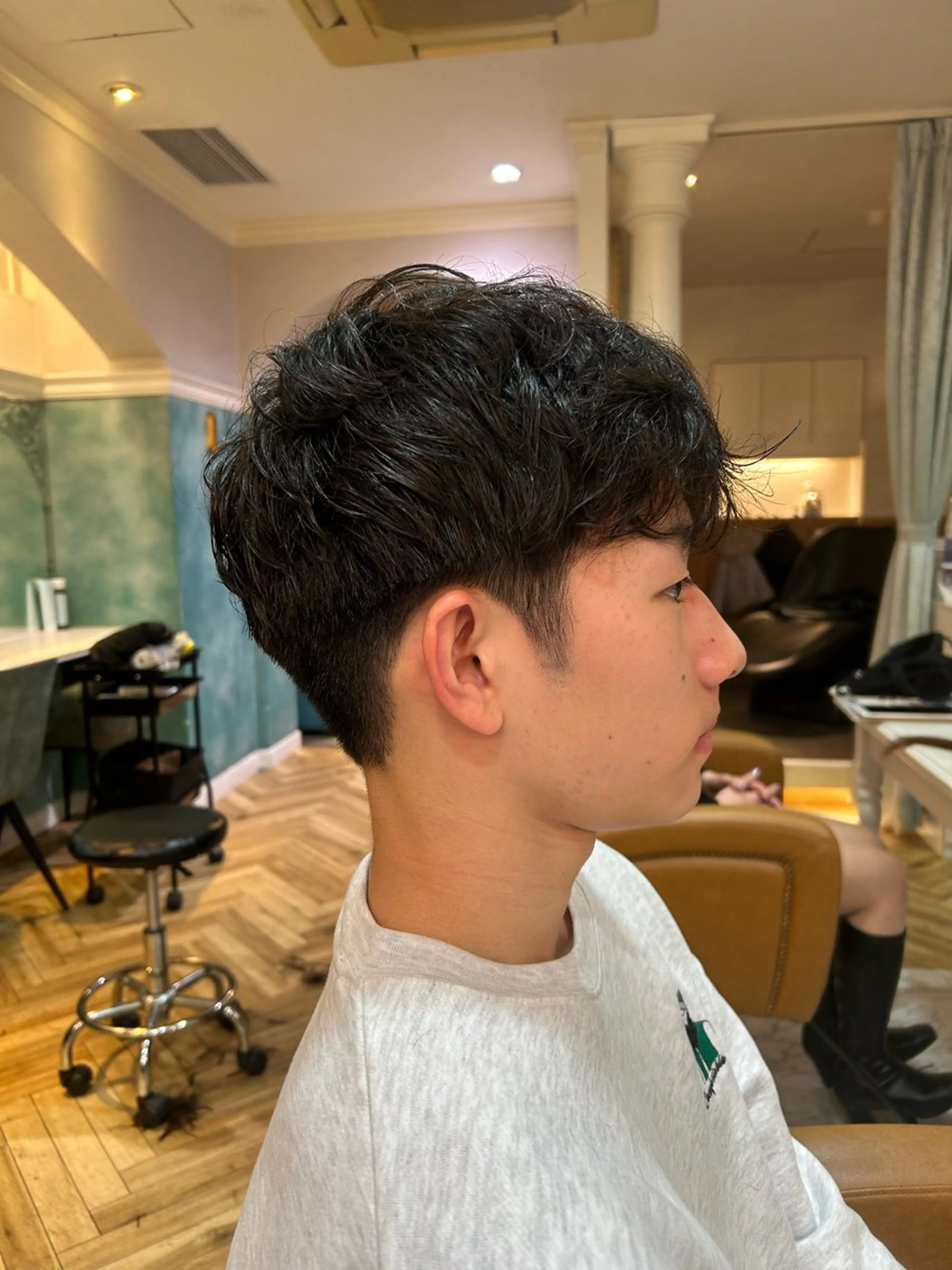 パーマ メンズ カット ヘアカラー トリートメント 池袋/韓国メンズヘア ❤️💙軸丸みうのヘアスタイル