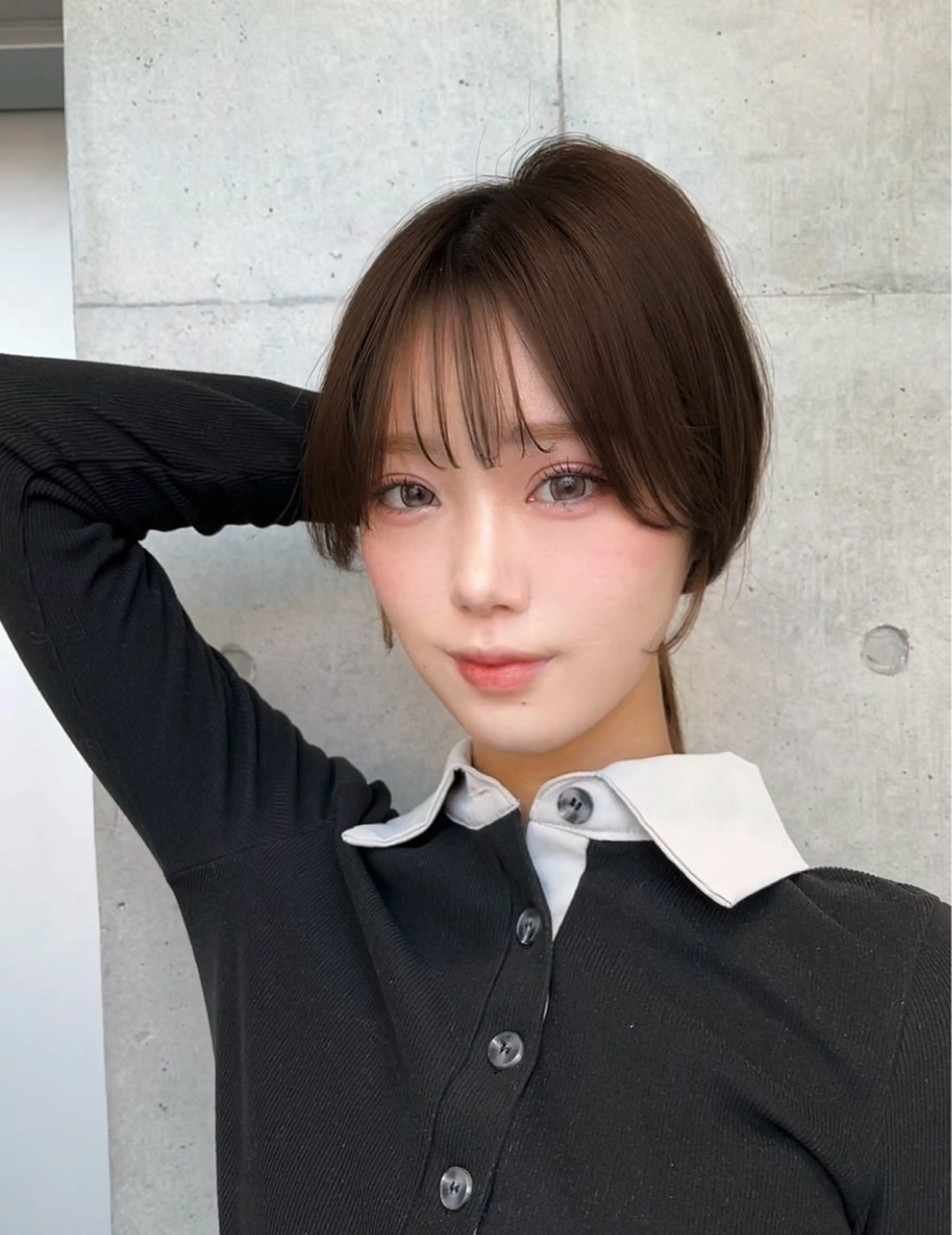 セミロング カラー カット ヘアカラー トリートメント 🌫️大人韓国ヘア 🌫️naoyaのヘアスタイル