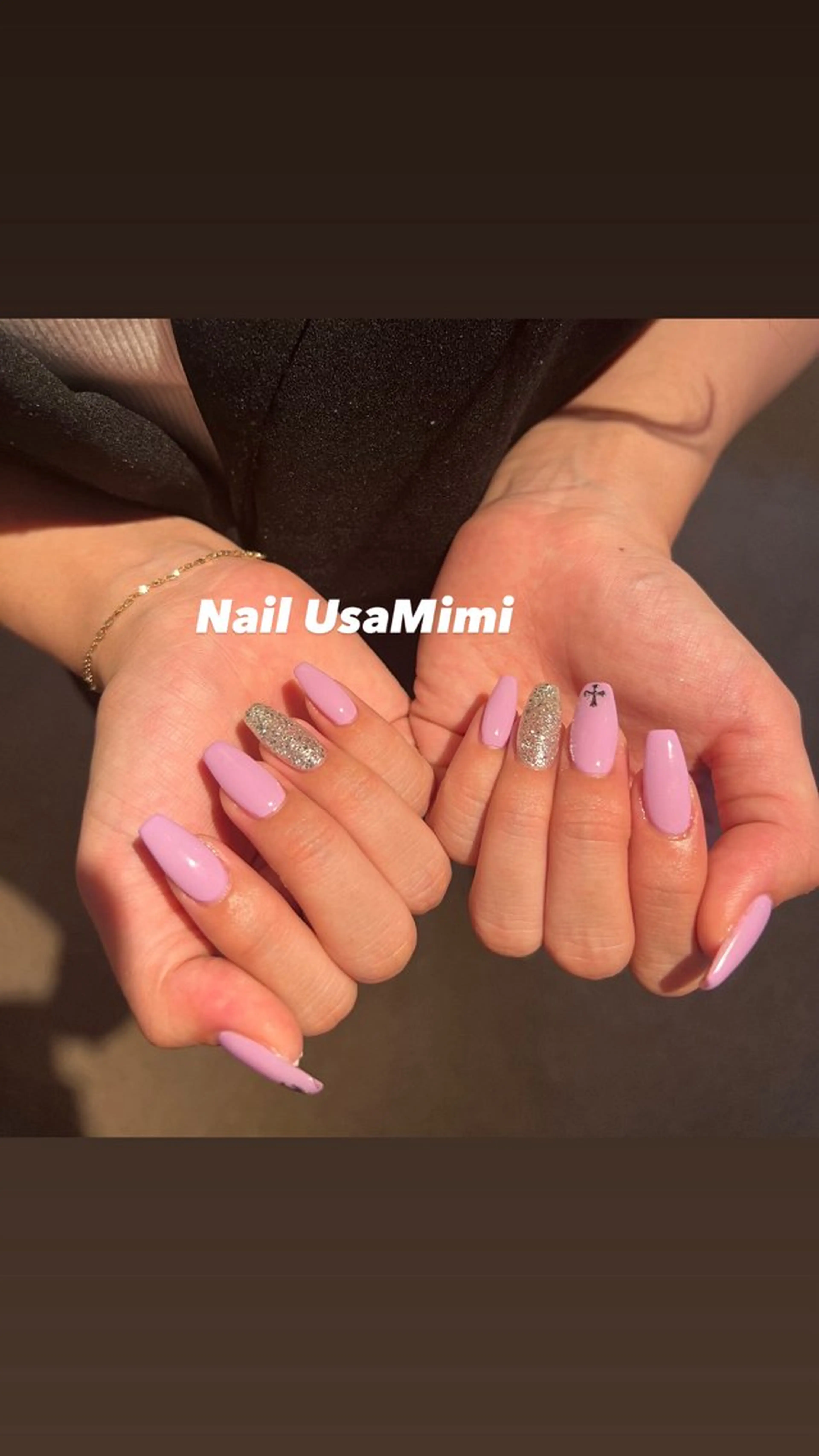 ネイル ジェルネイル ロングネイル マグネットネイル 持ち込み ワンカラーネイル 本町NailUsa Mimi RIKOのネイルデザイン