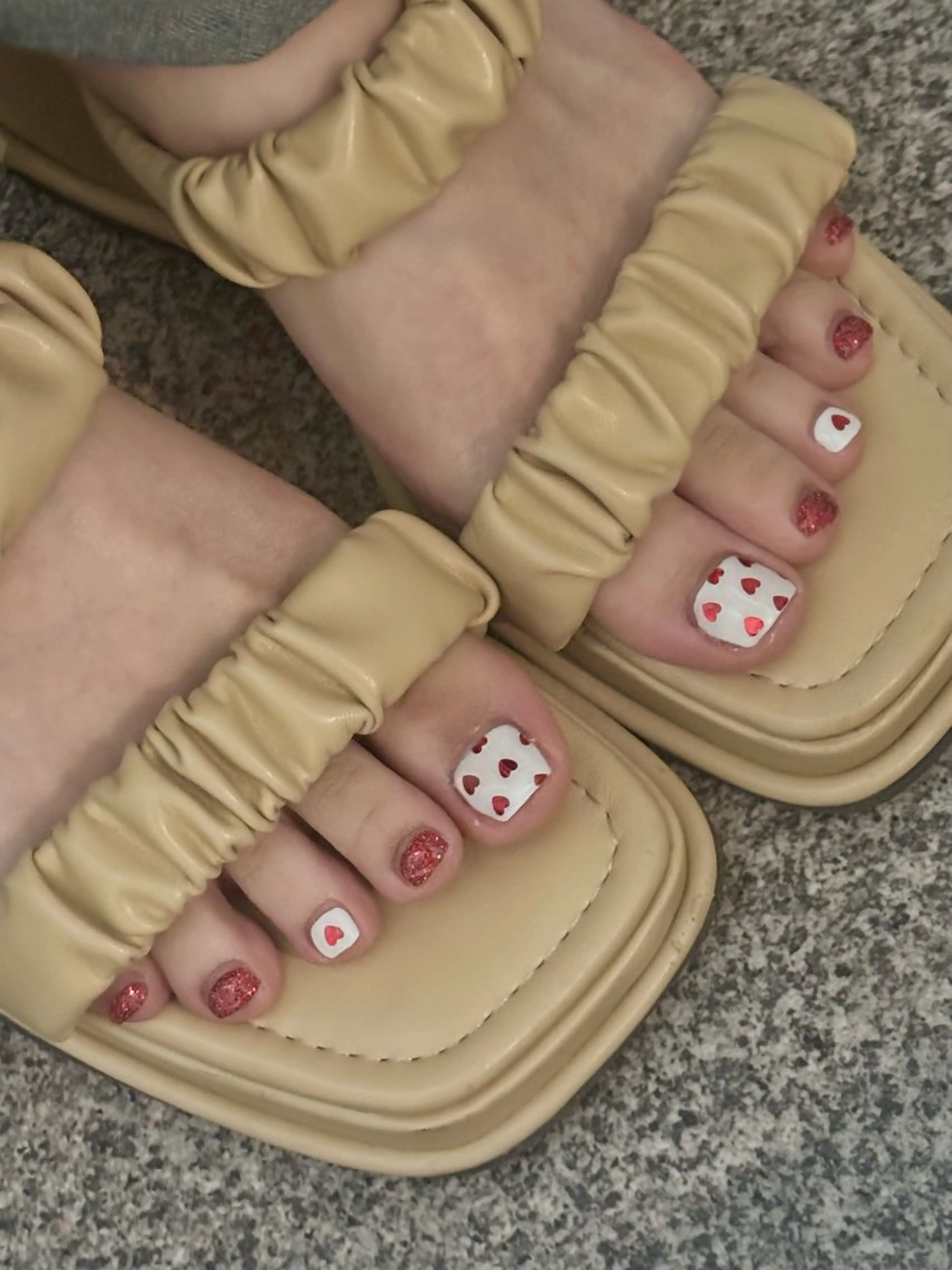 ネイル ハート Me19🕊️‎🤍 yuriのネイルデザイン