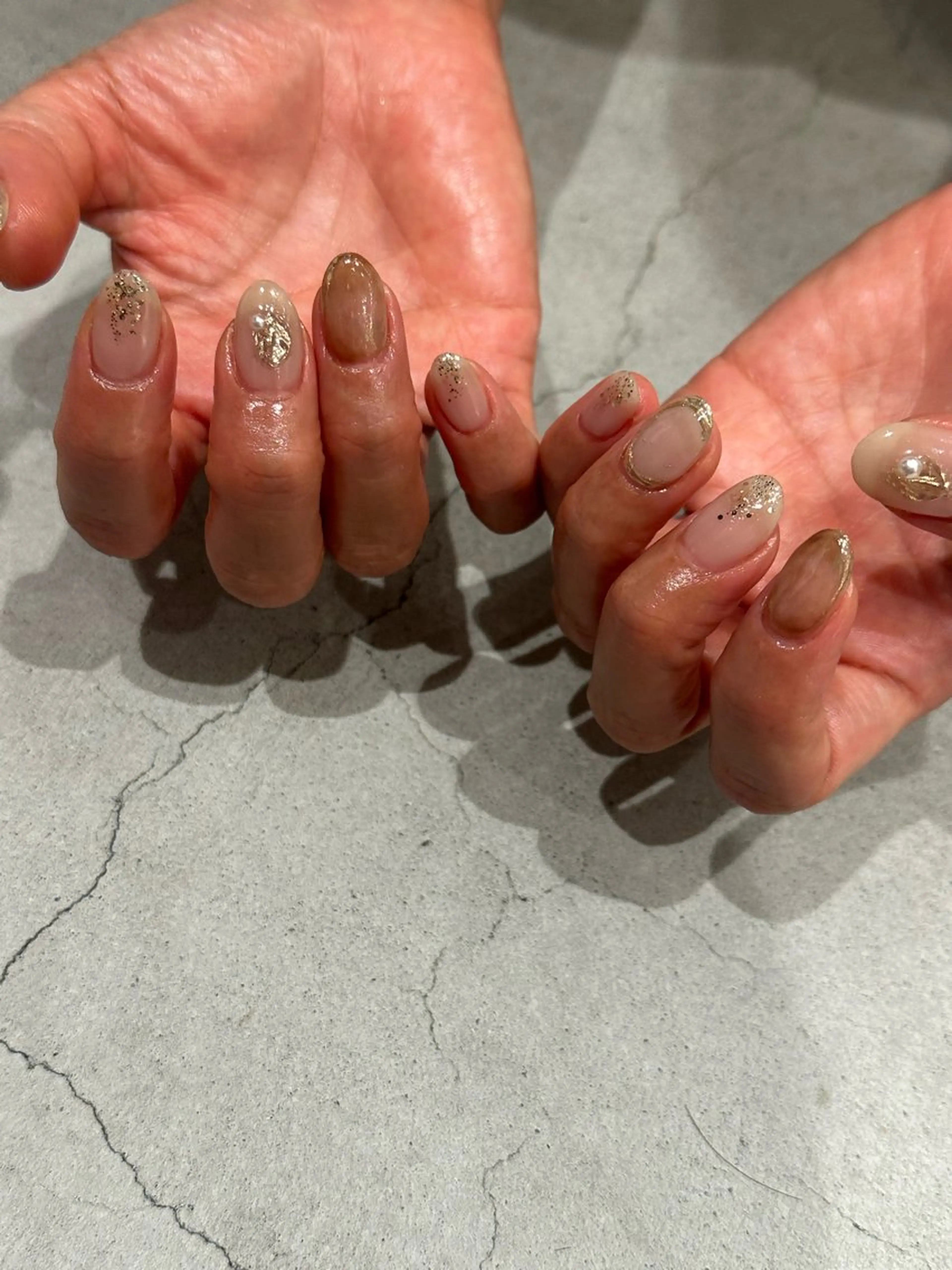 ネイル ハンドネイル COIN  nail hinataのネイルデザイン