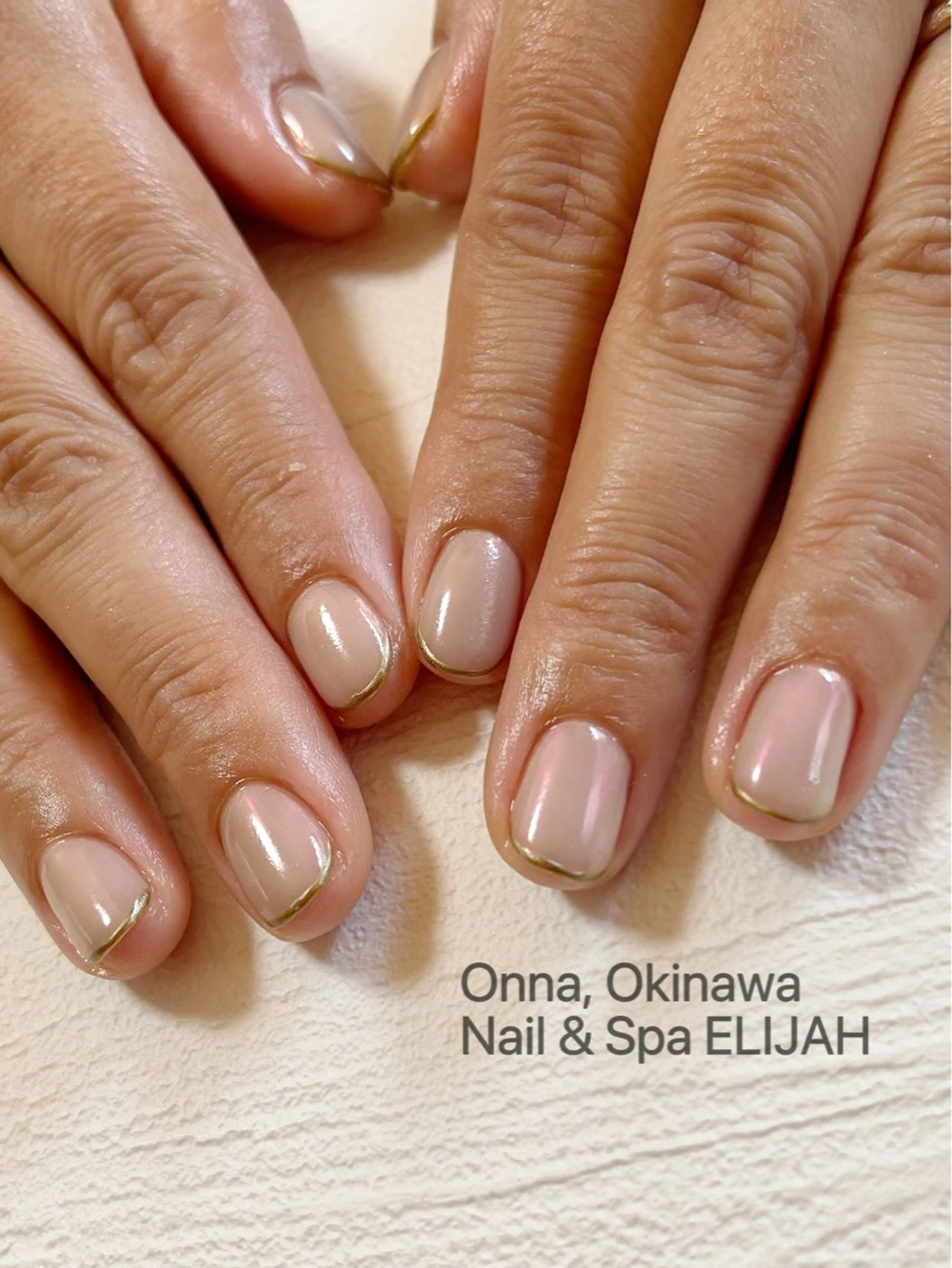 ネイル ハンドネイル ダンラップ新里 友簣乃のネイルデザイン