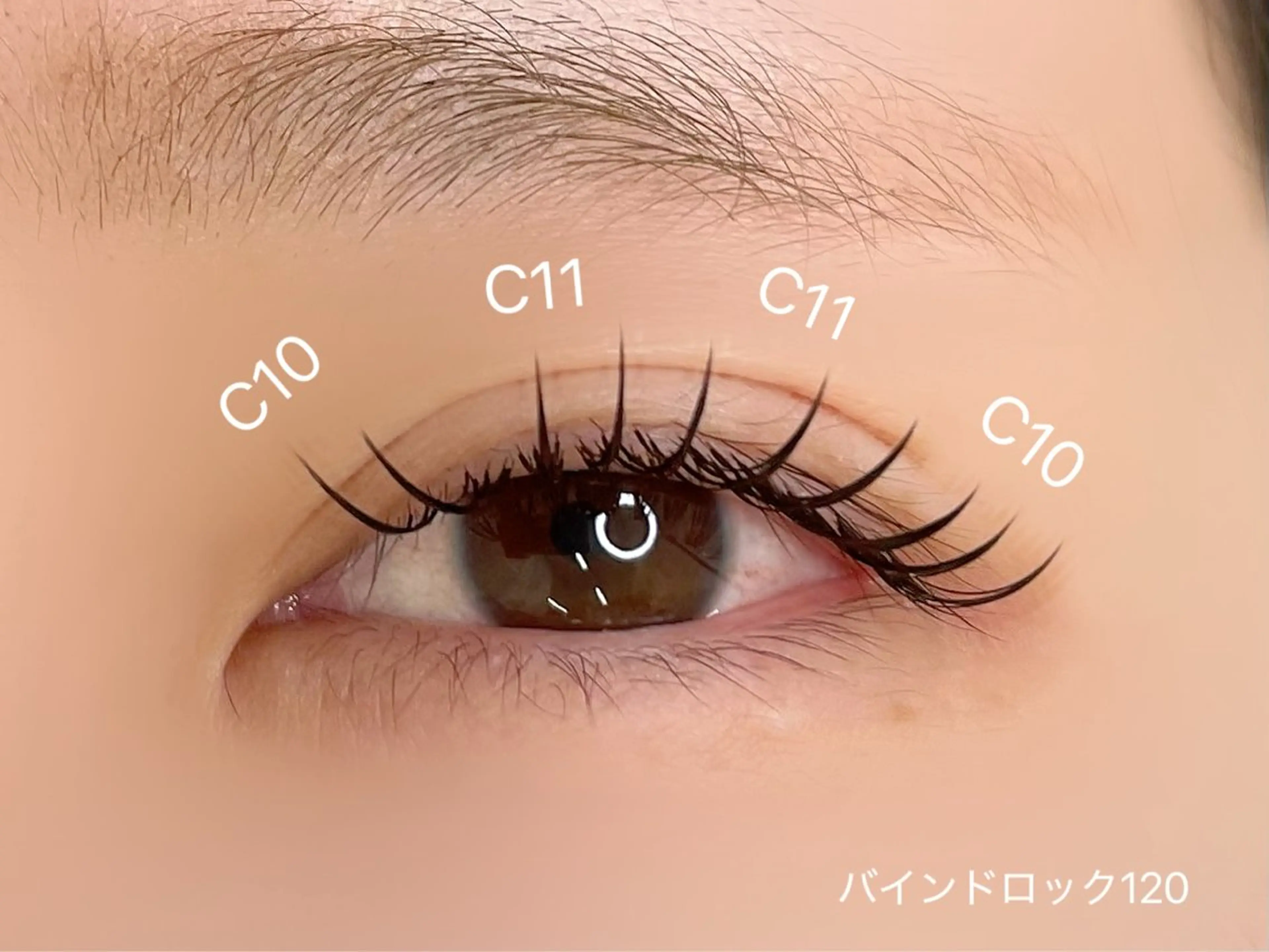 マツエク・マツパ バインドロック y'sbeauty 🎀なかにし🎀のマツエク・マツパデザイン