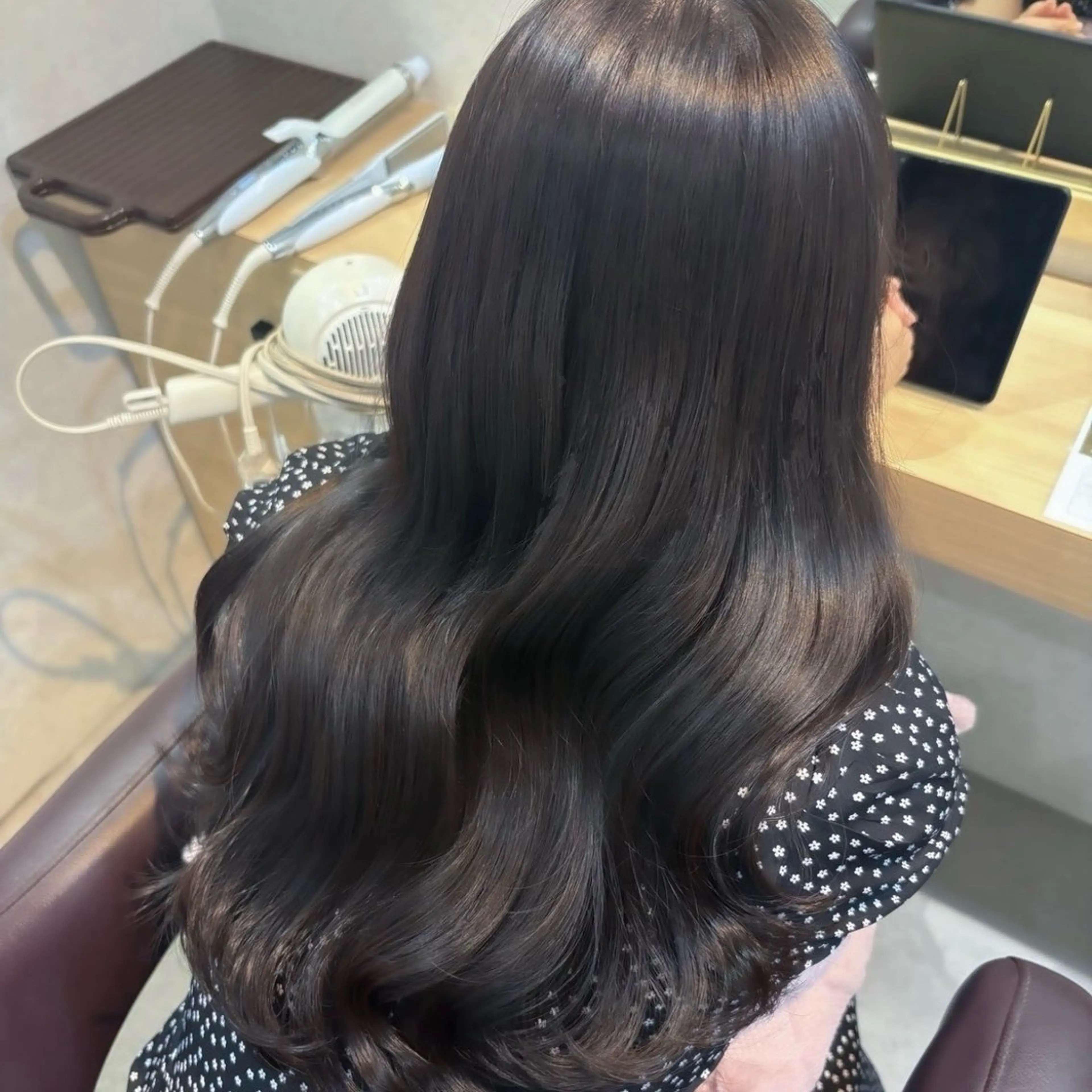 ロング カラー カット ヘアカラー トリートメント ブラウンカラー 🫧tomoka🫧のヘアスタイル