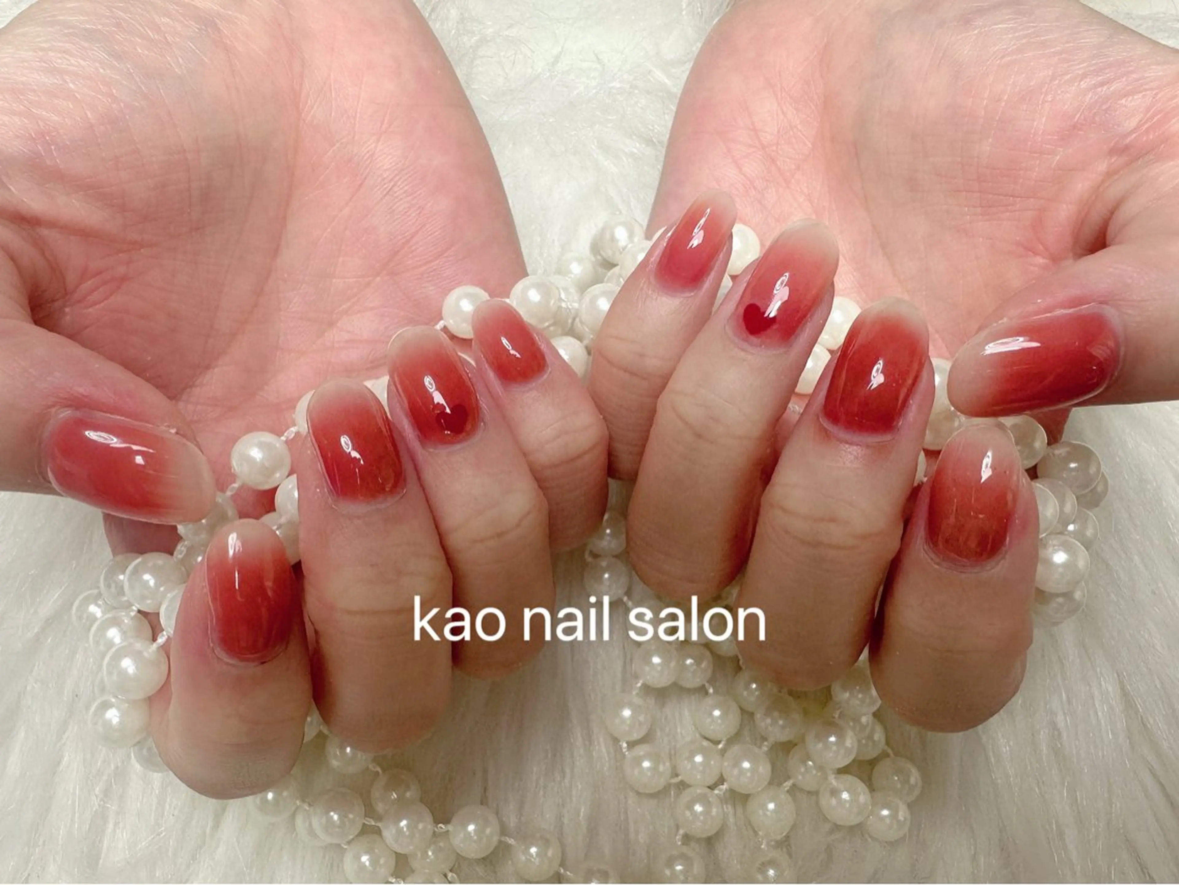 ネイル ハンドネイル kao nail マグネット/長さだしのネイルデザイン