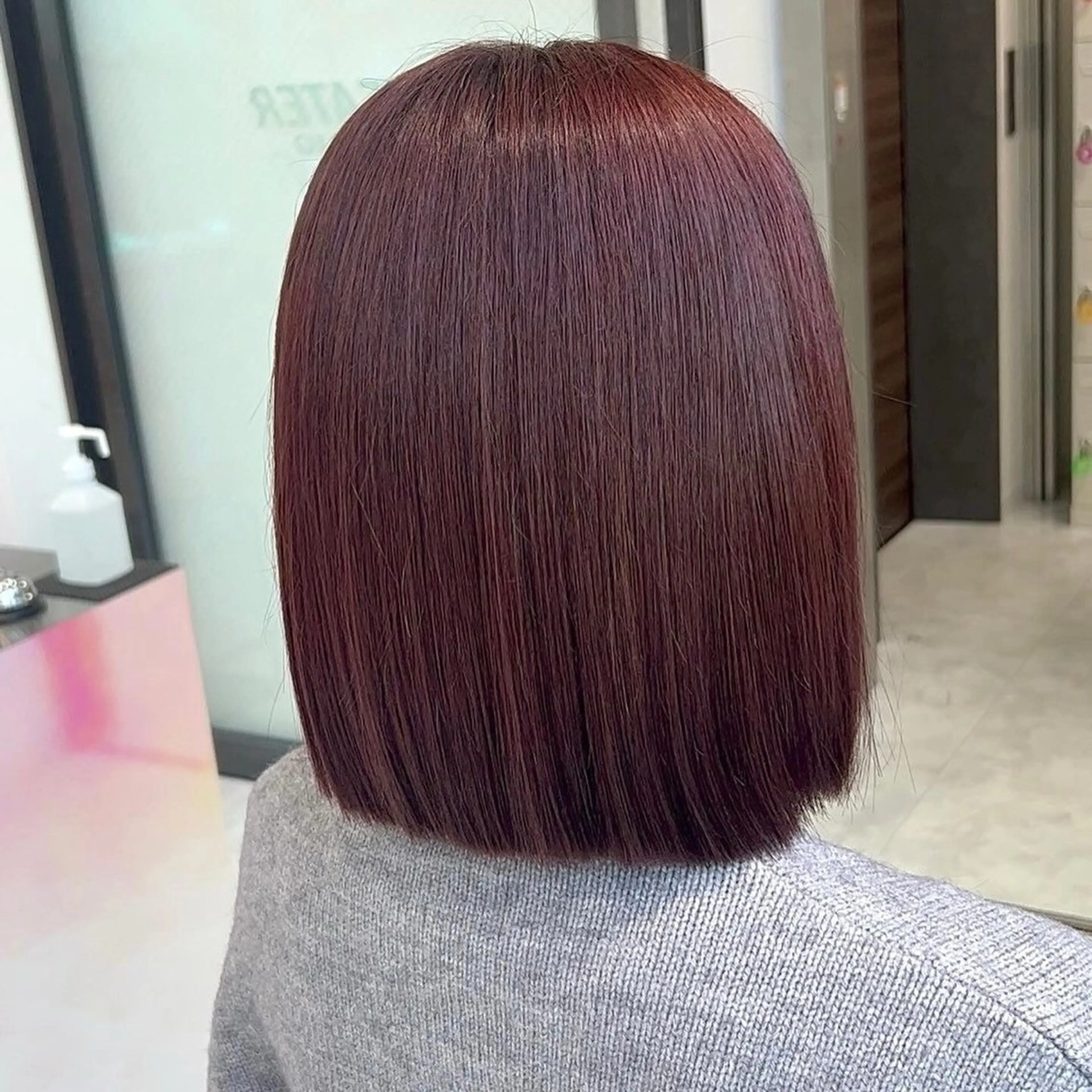 ミディアム カラー みう/仙台/暖色/ 艶髪/顔周りカット/のヘアスタイル