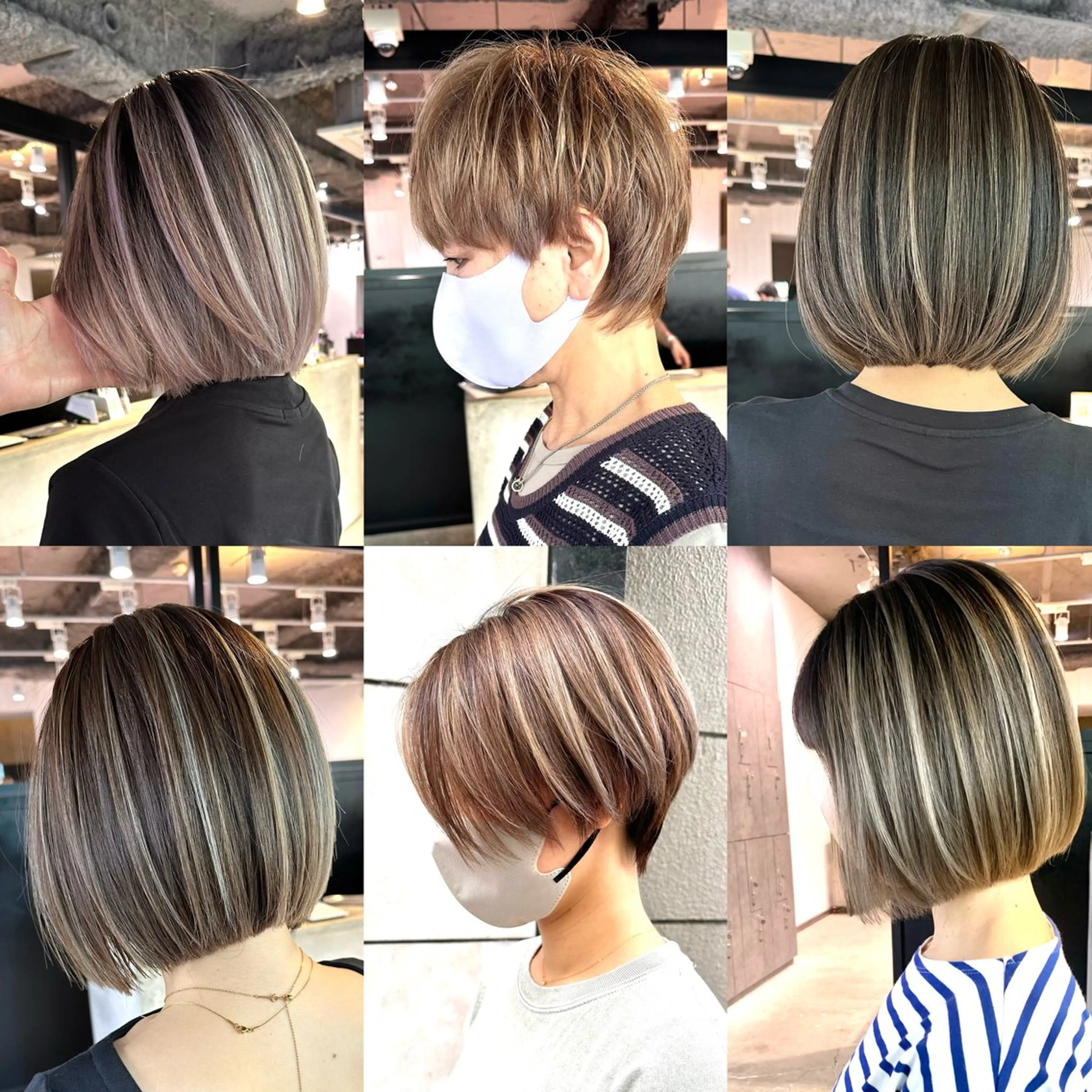 ショート カラー デザインカラー ショートヘア ✂️大人のデザイン vivid✂️のヘアスタイル