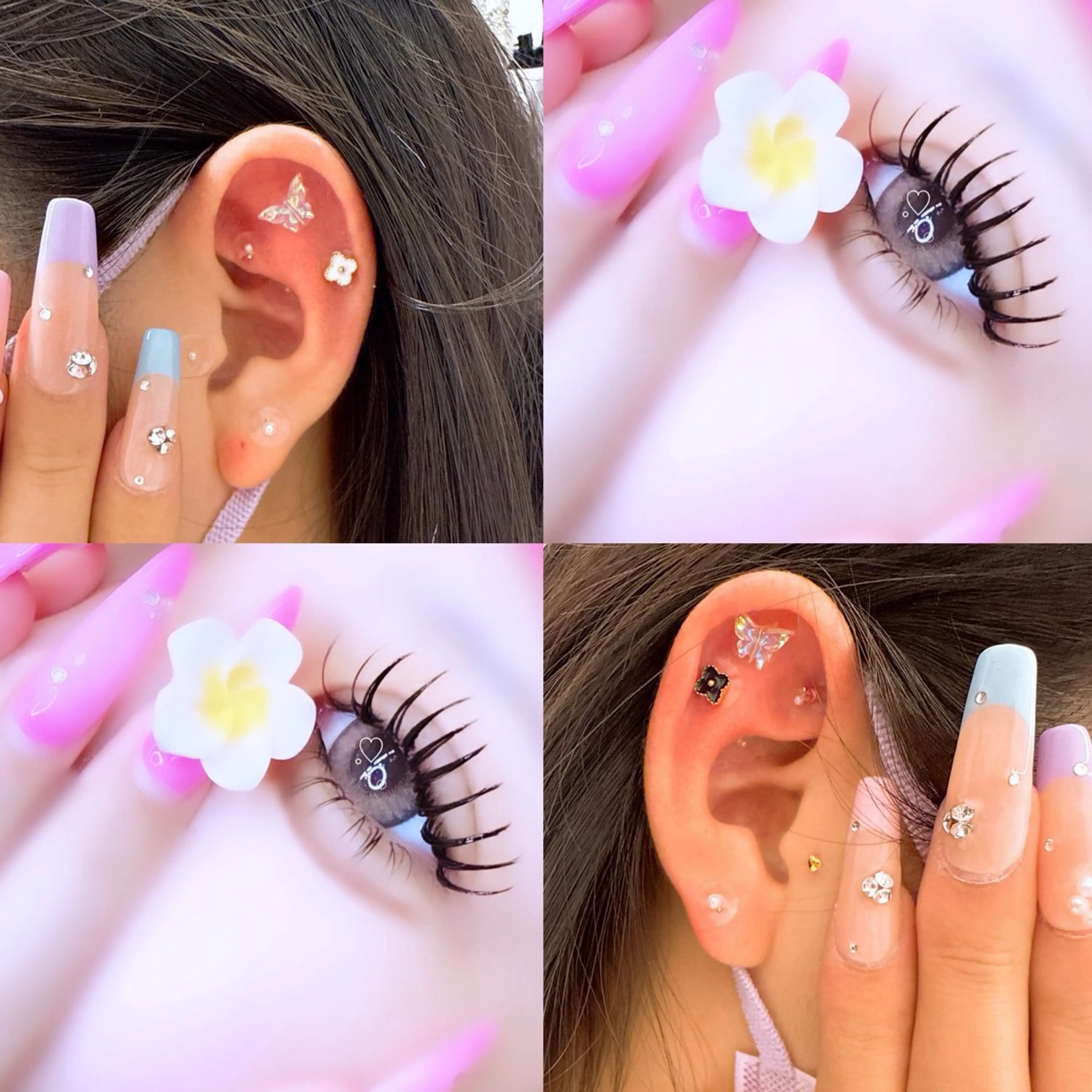 【お試し価格】Flat100本＋耳つぼJewelry4粒迄 ✨️💎の写真