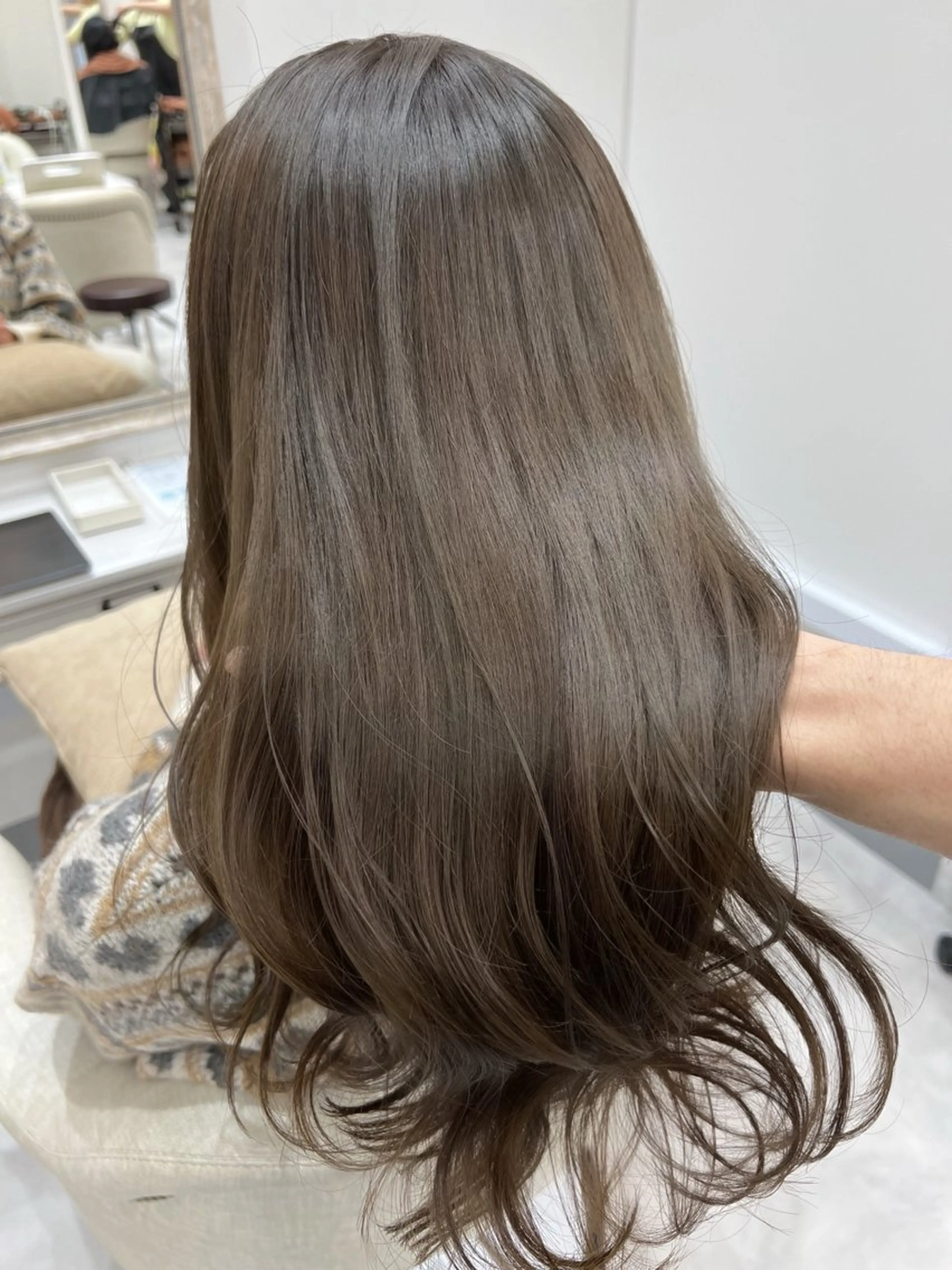 【ミニモ限定⭐️髪質改善⭐️ご新規様限定】艶カラー【マイクロバブル付】の写真