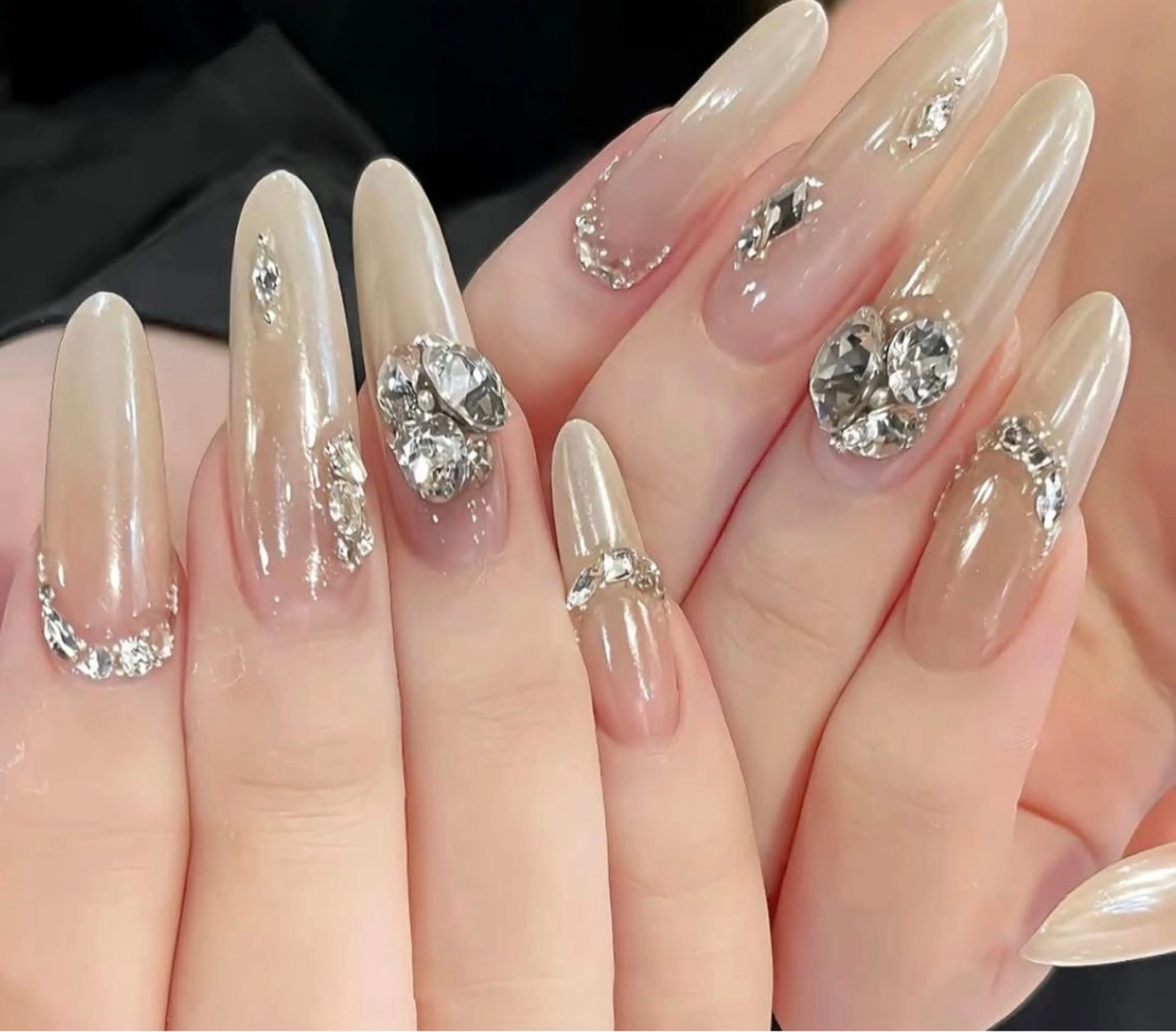 ネイル ハンドネイル Ribbonnail staffのネイルデザイン