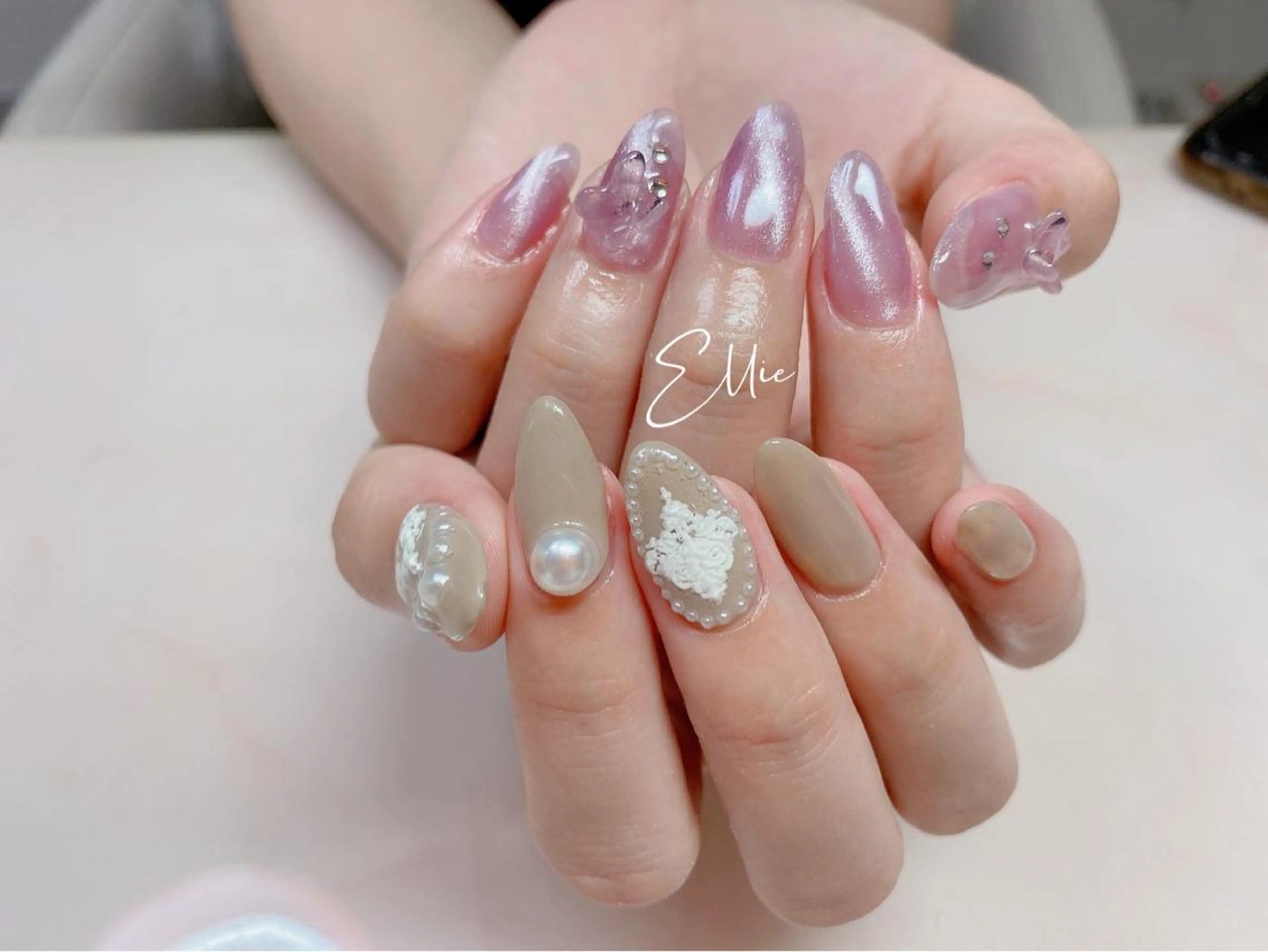 ネイル ハンドネイル ハンドケア ♡Ellie ♡のネイルデザイン
