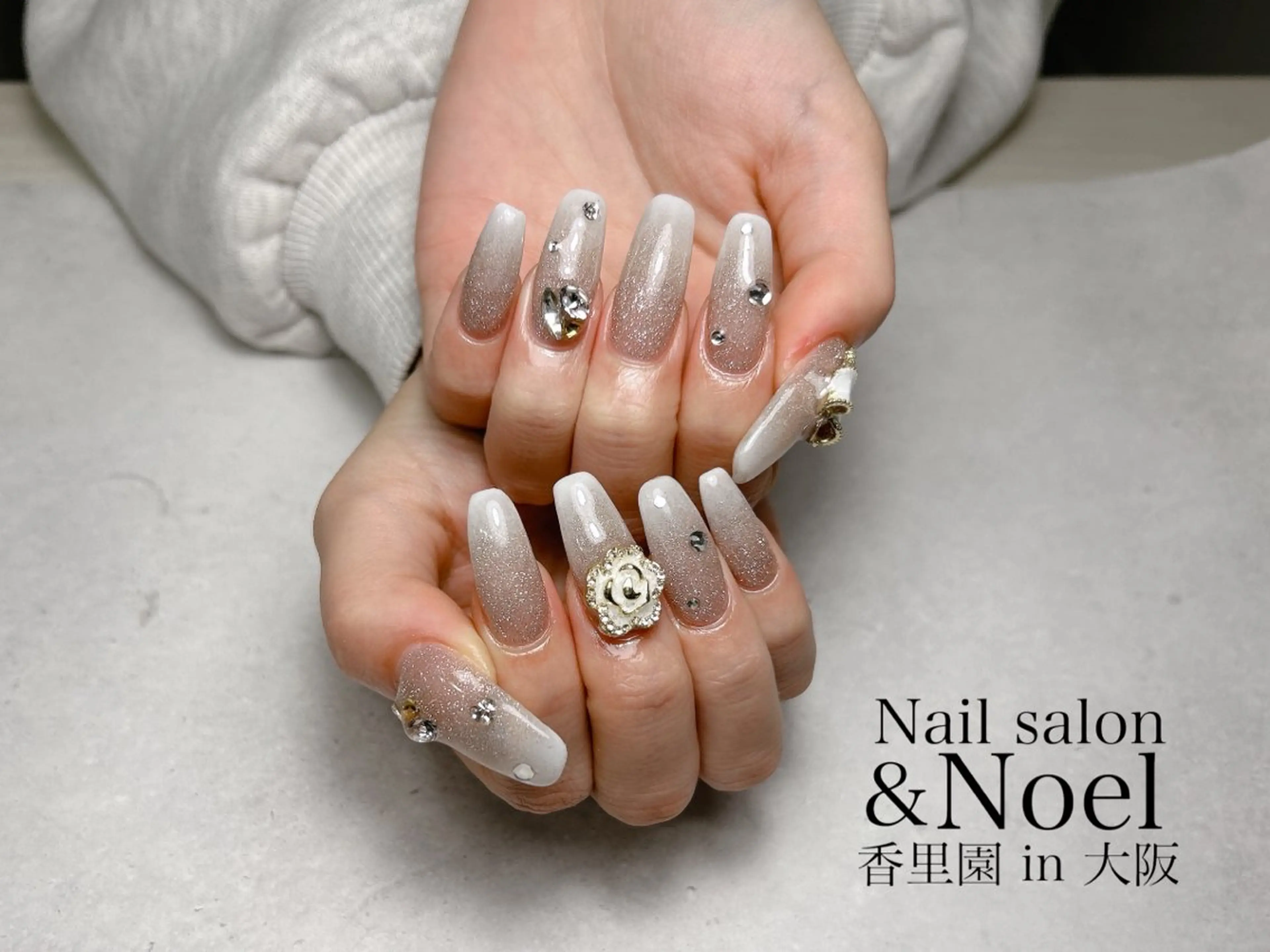 ネイル ハンドネイル Nailsalon  &Noel所属・もも 🍑のネイルデザイン