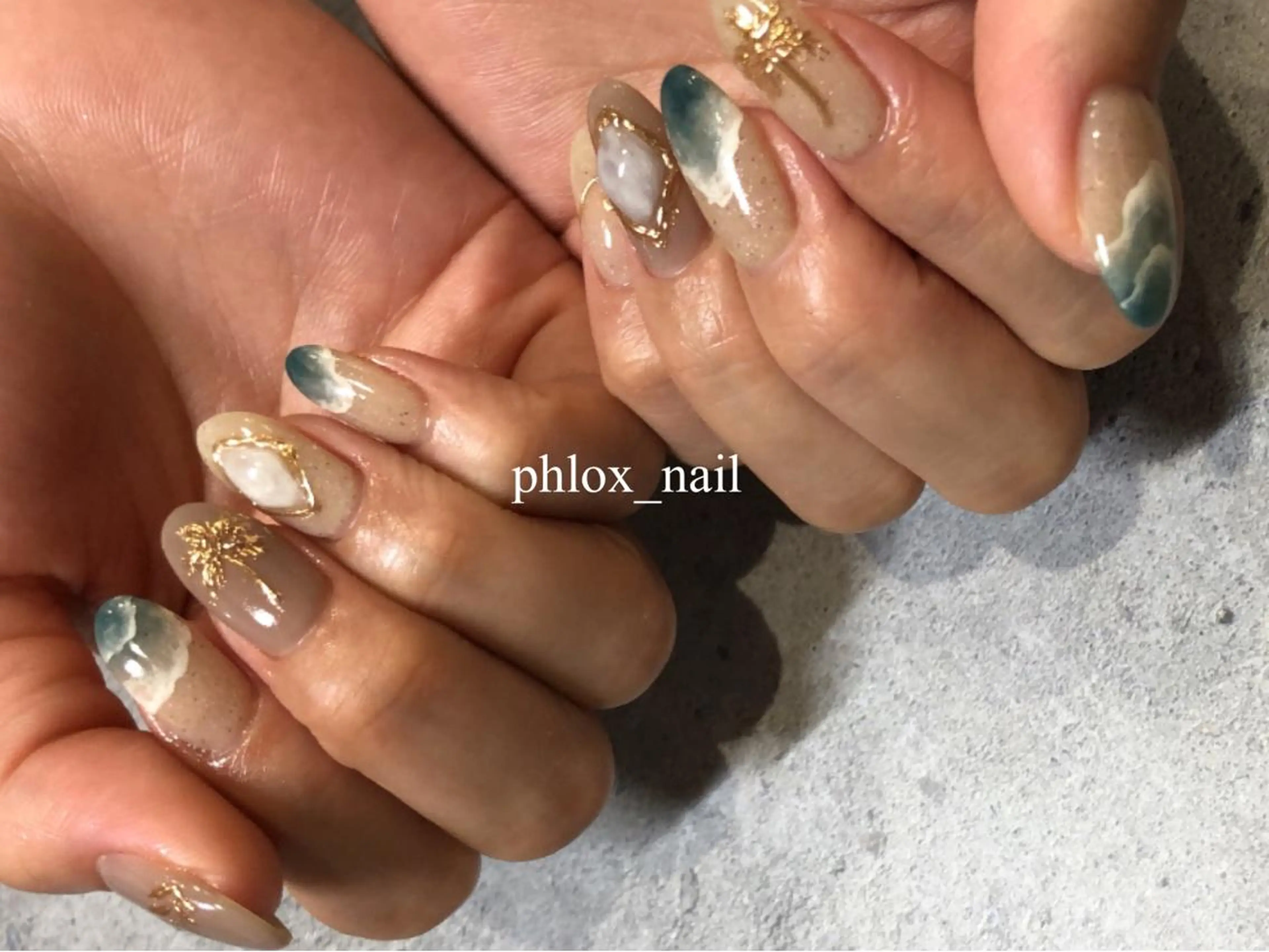 ネイル s/w ＿shokoのネイルデザイン