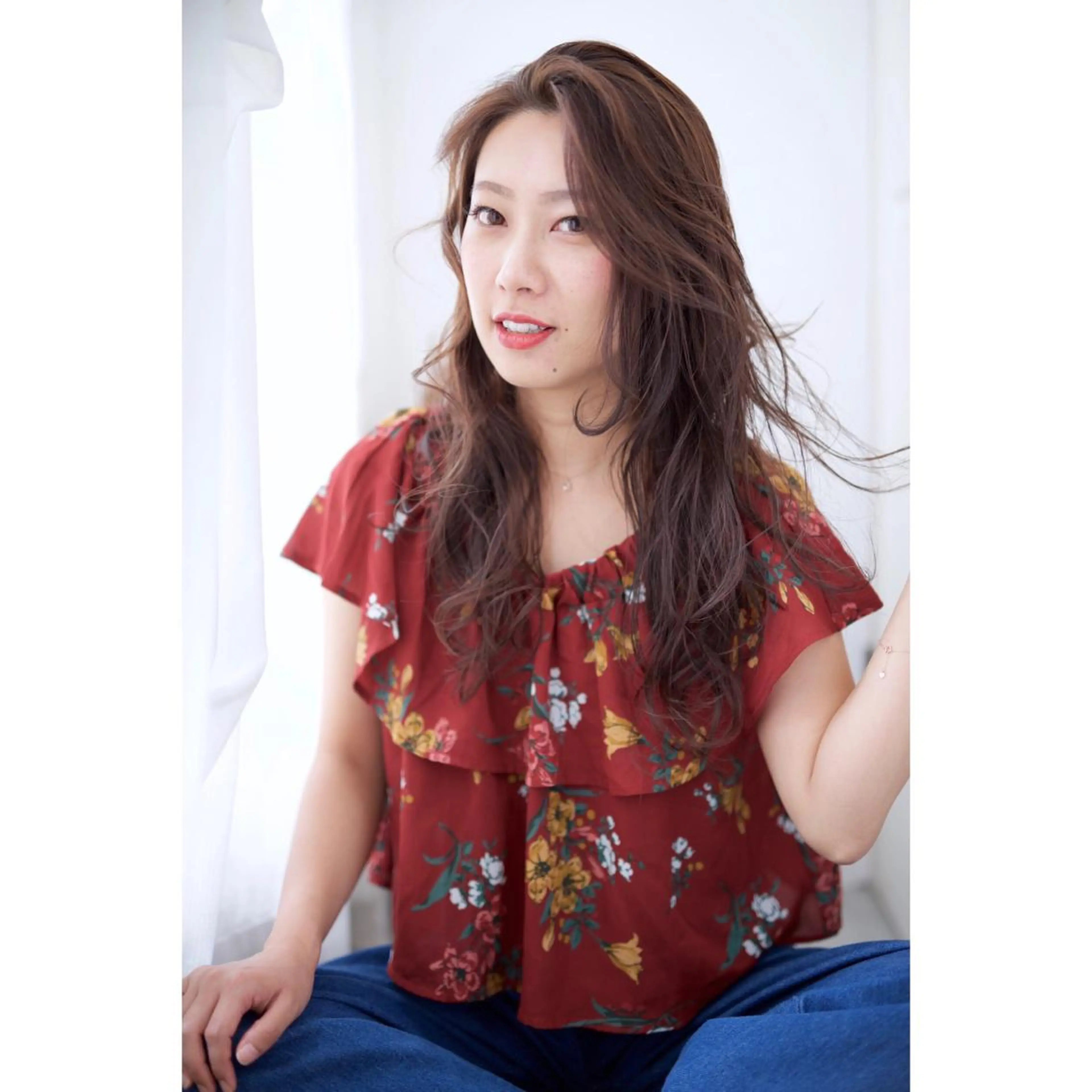 ロング カラー fio マナミのヘアスタイル