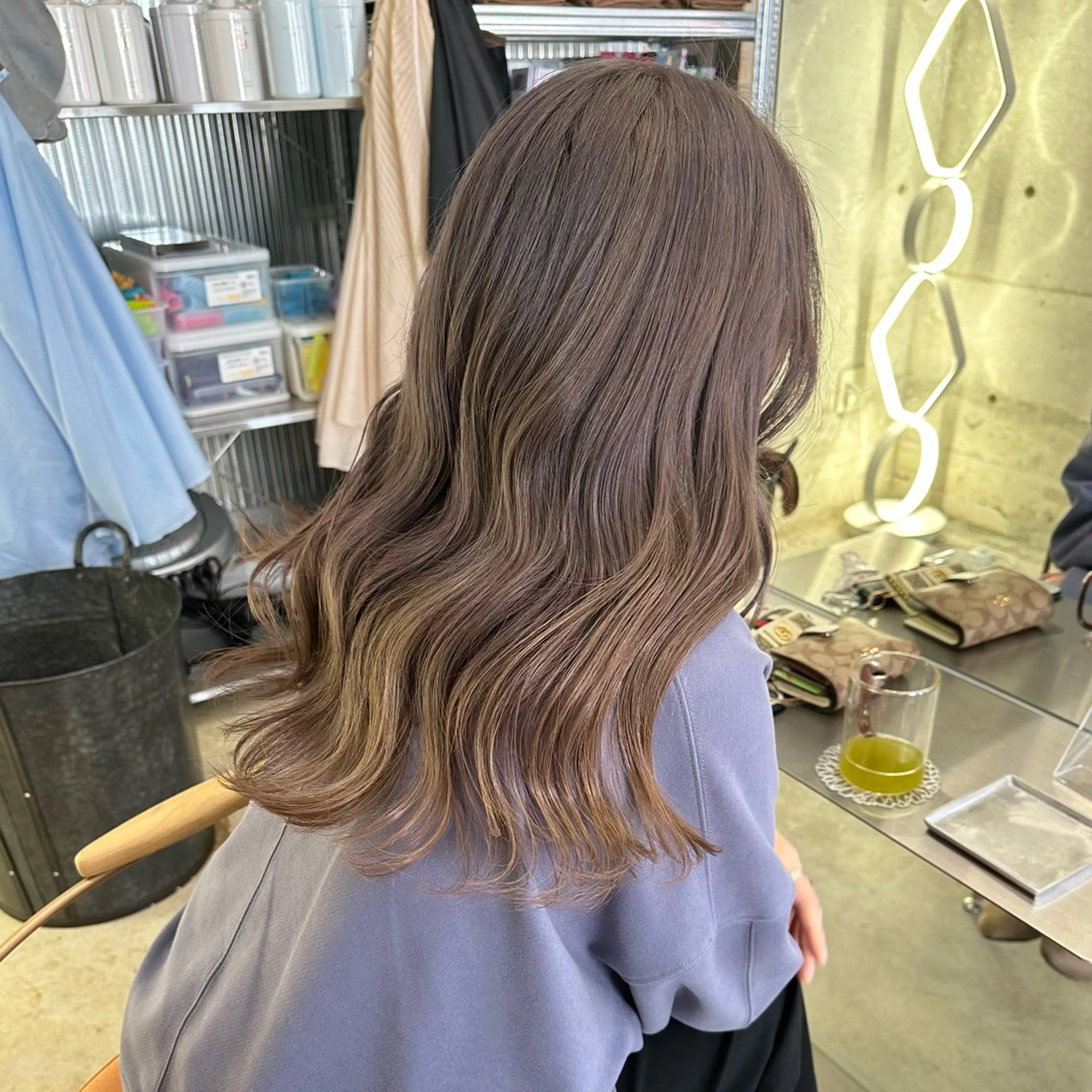 セミロング ヘアカラー トリートメント YUIMARL➰💖 NATSUKIのヘアスタイル