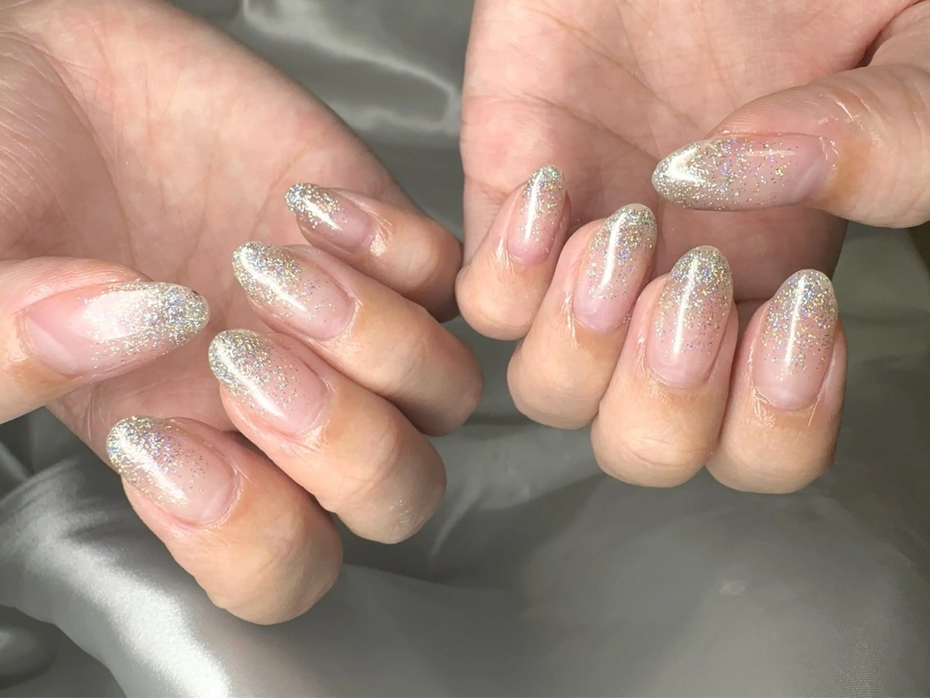 ネイル フラッシュネイル グラデーション nu NANAのネイルデザイン