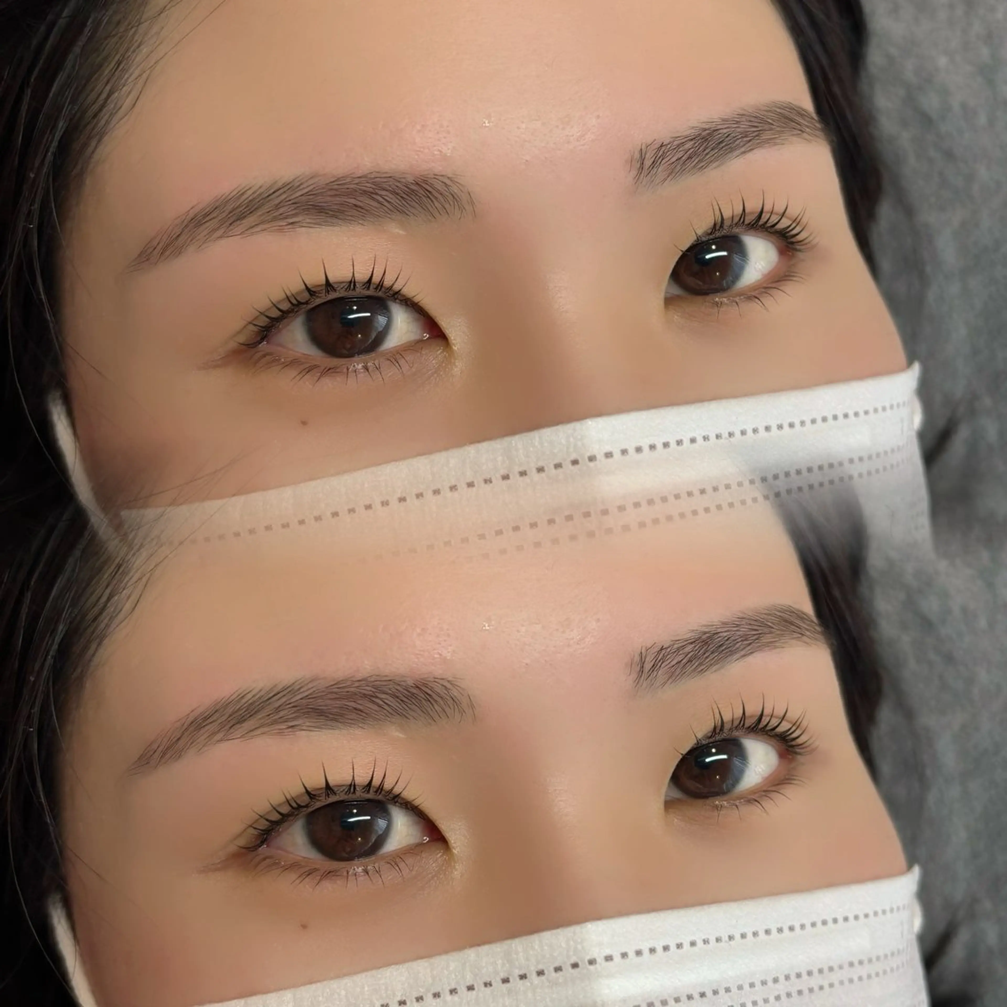 人気No.2《眉毛＋マツエク》フラット120本まで＋美眉スタイリングSET ¥10980→¥8980の写真