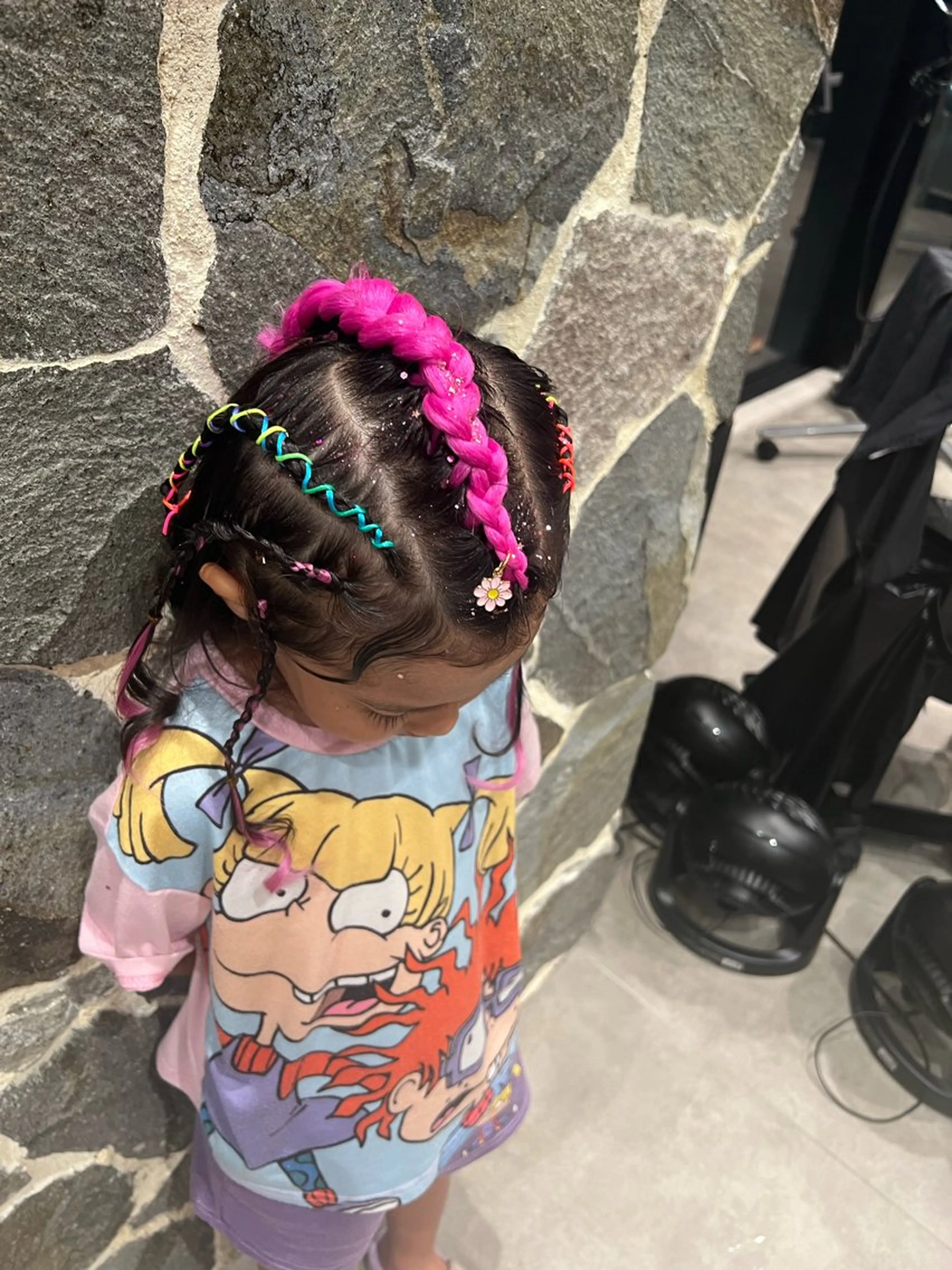 カラー キッズ ヘアセット 👑サロンディレ クター👑はるかのヘアスタイル