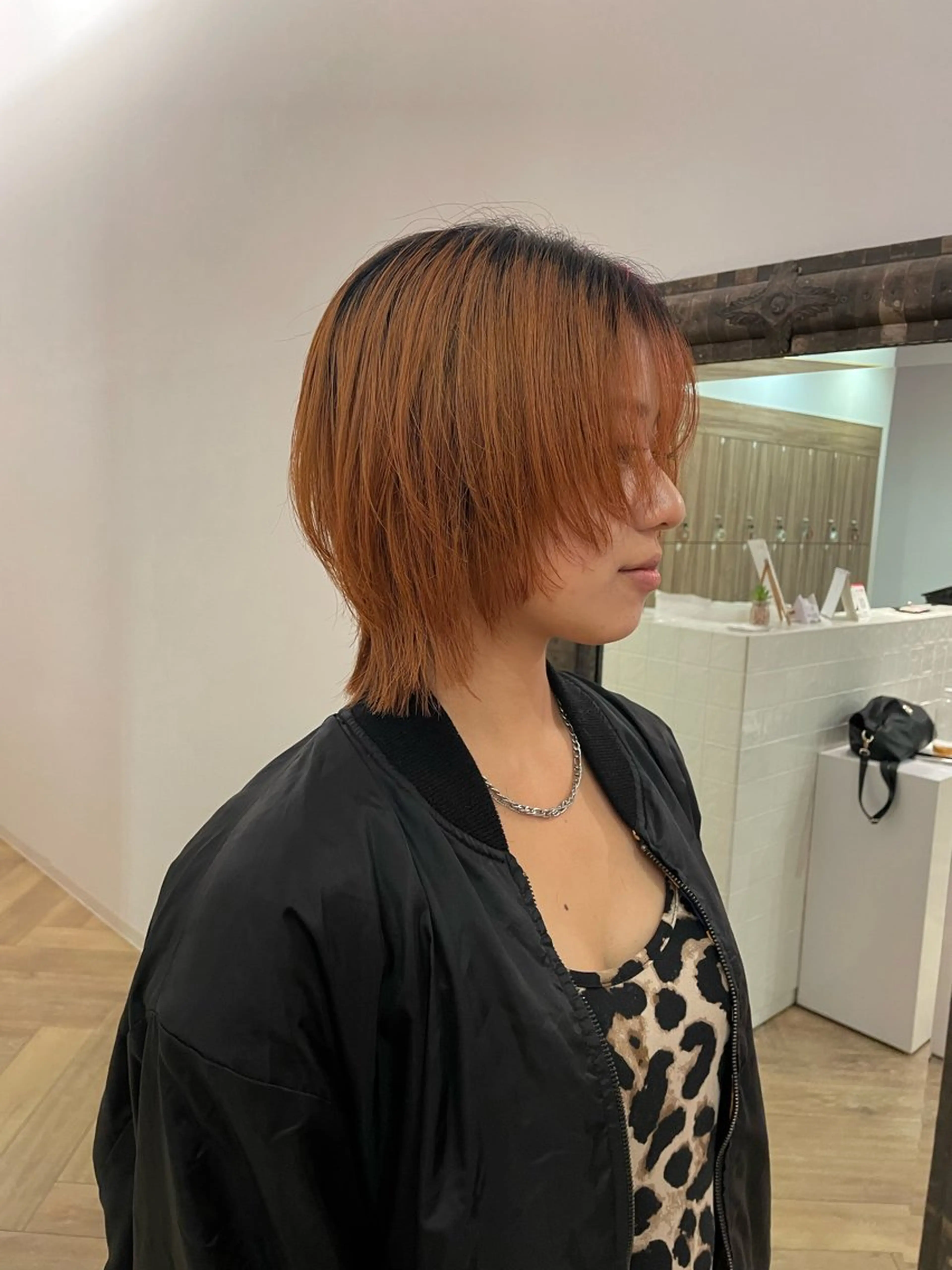 ショート ショートヘア ウルフカット 安田 朱由のヘアスタイル