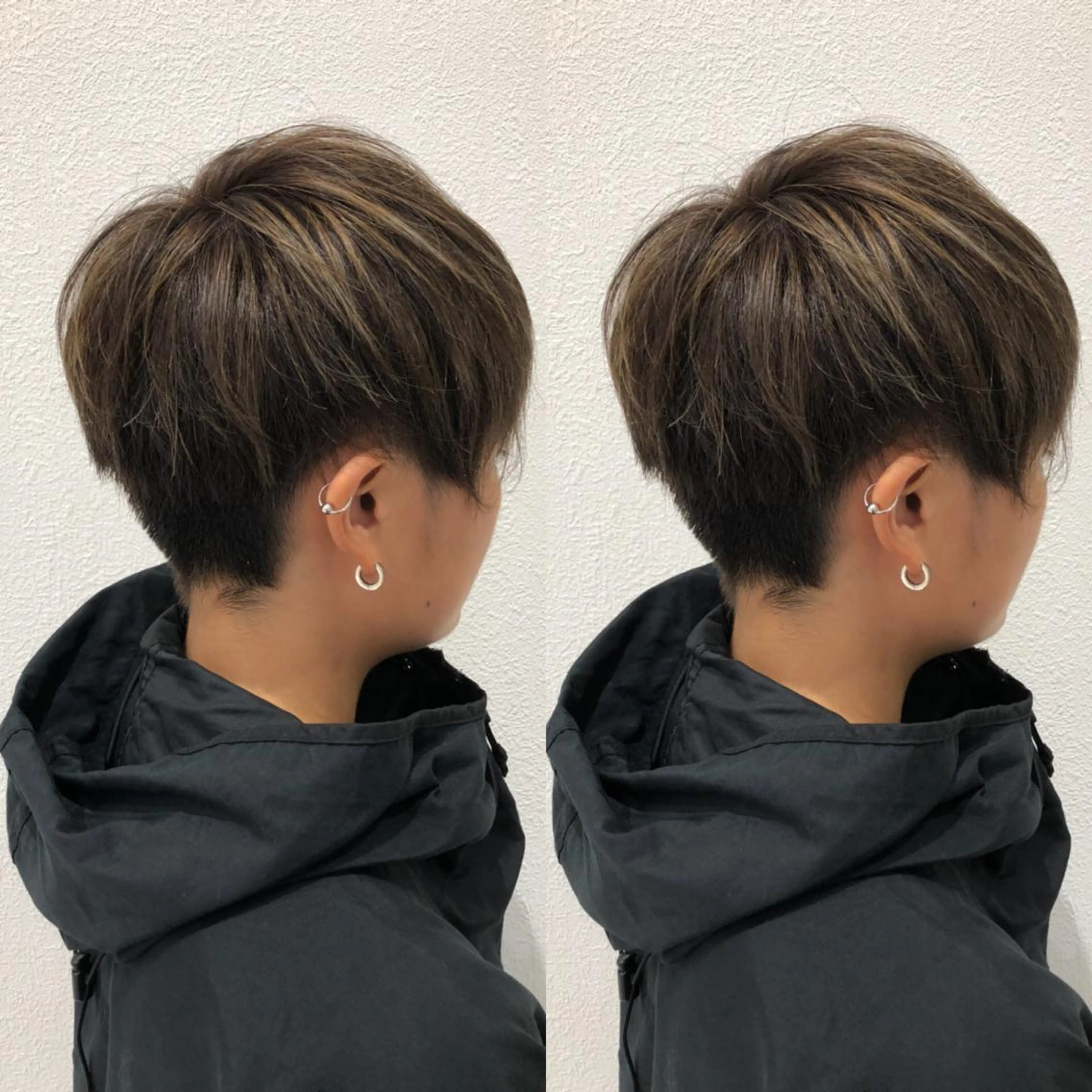 ショート 岸 保奈美のヘアスタイル