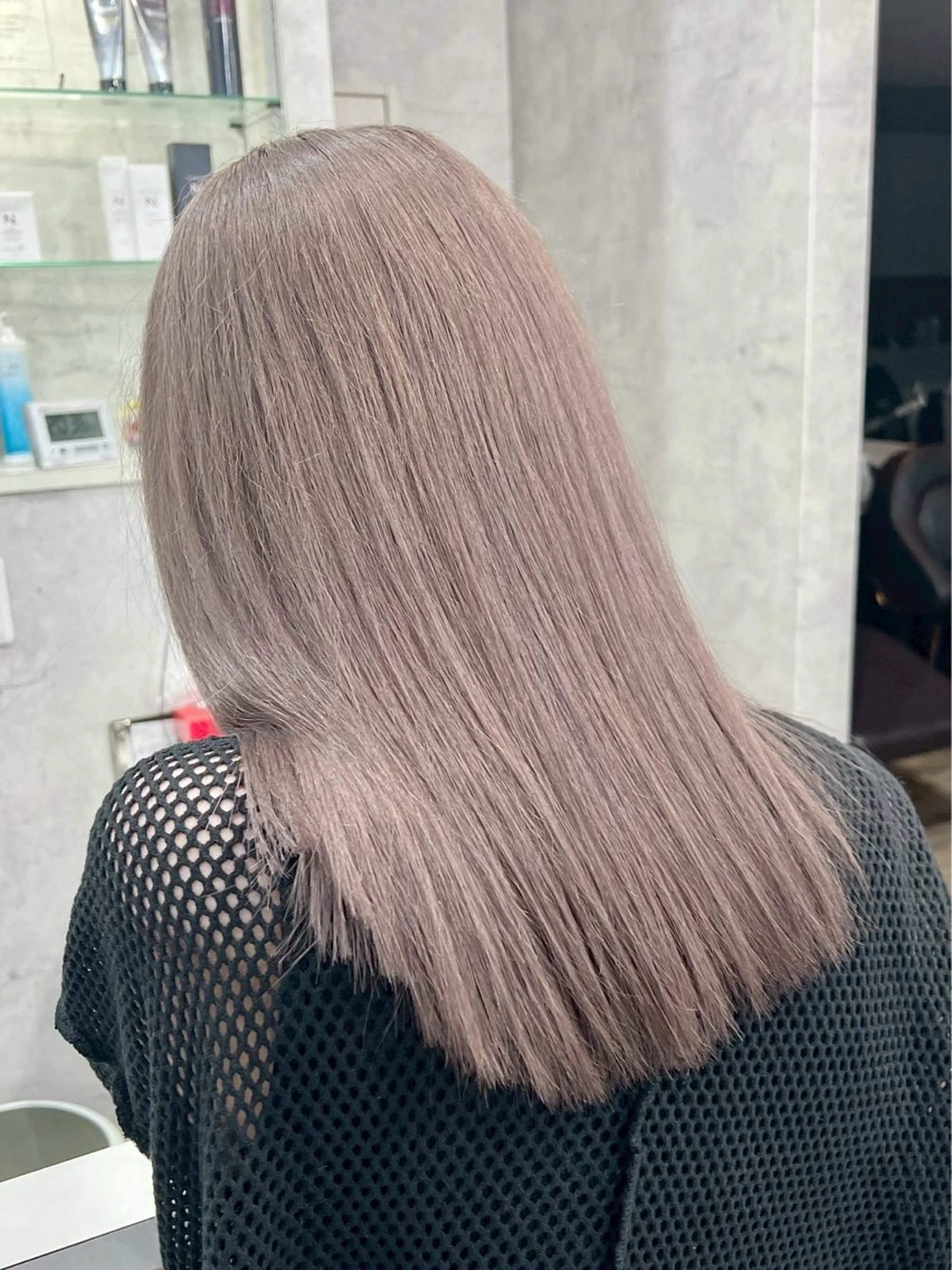 ミディアム カラー ヘアカラー SEINA️️/烏丸 ブリーチ/ハイトーンのヘアスタイル