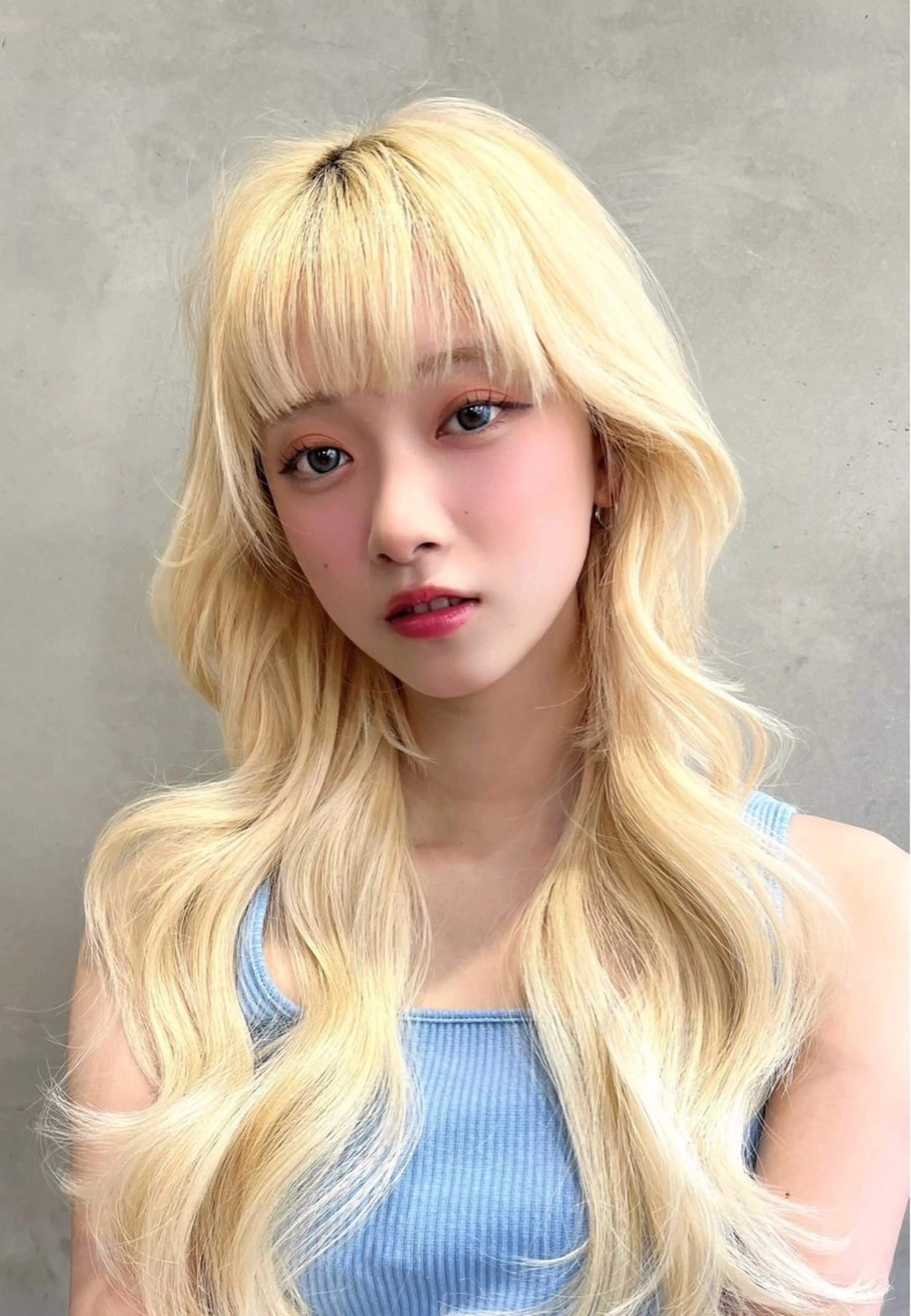 ロング カラー ブリーチ ブロンド ケアブリーチ ハイトーンカラー ヘアカラー トリートメント メンズカット/パーマ 艶カラーTAIGA︎のヘアスタイル