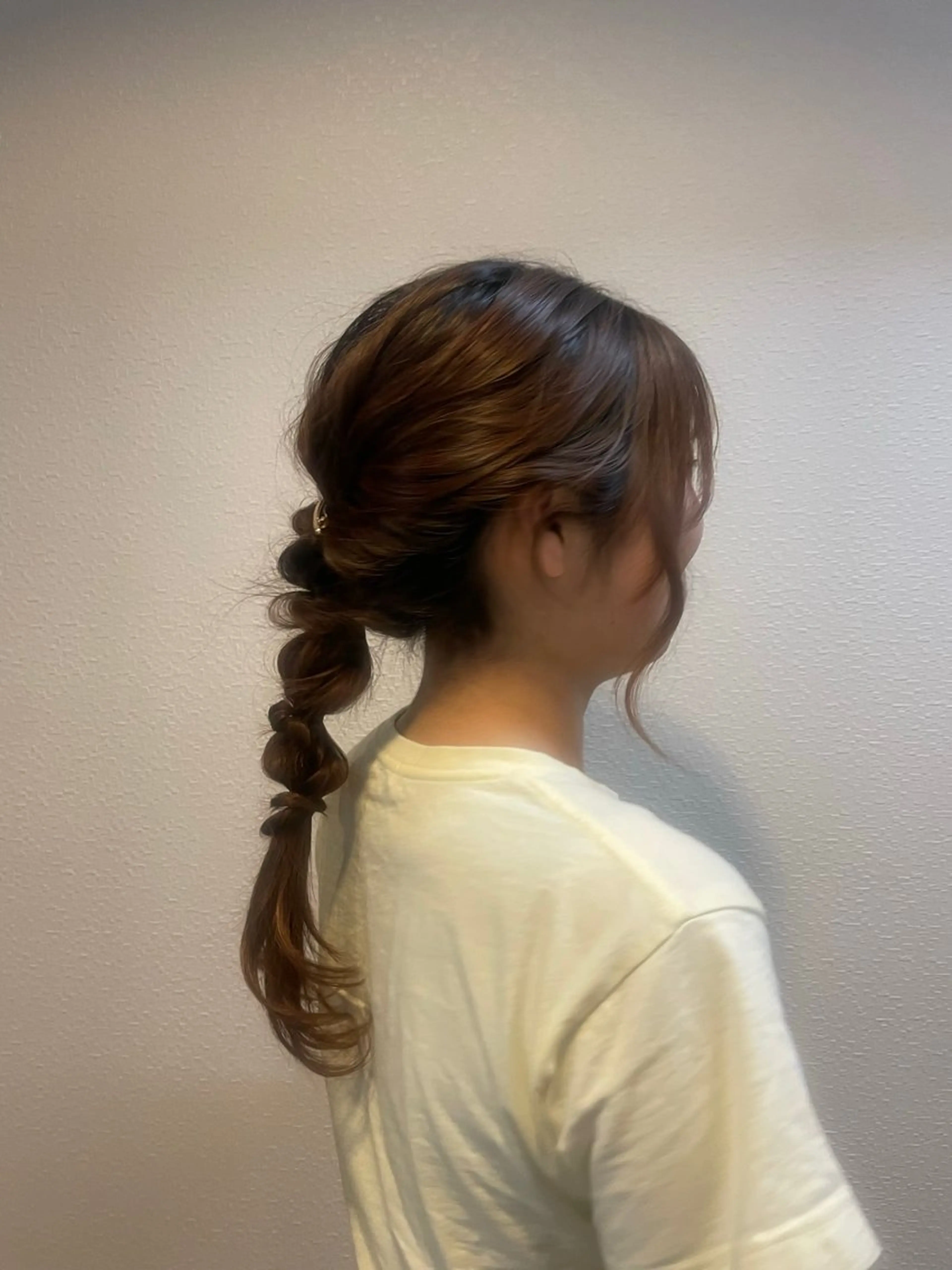 ヘアアレンジ 早田 華のヘアスタイル